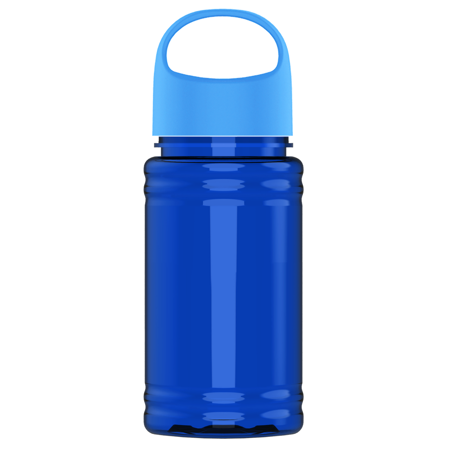Mini RPET Bottle with Oval Crest Lid - 16 oz.