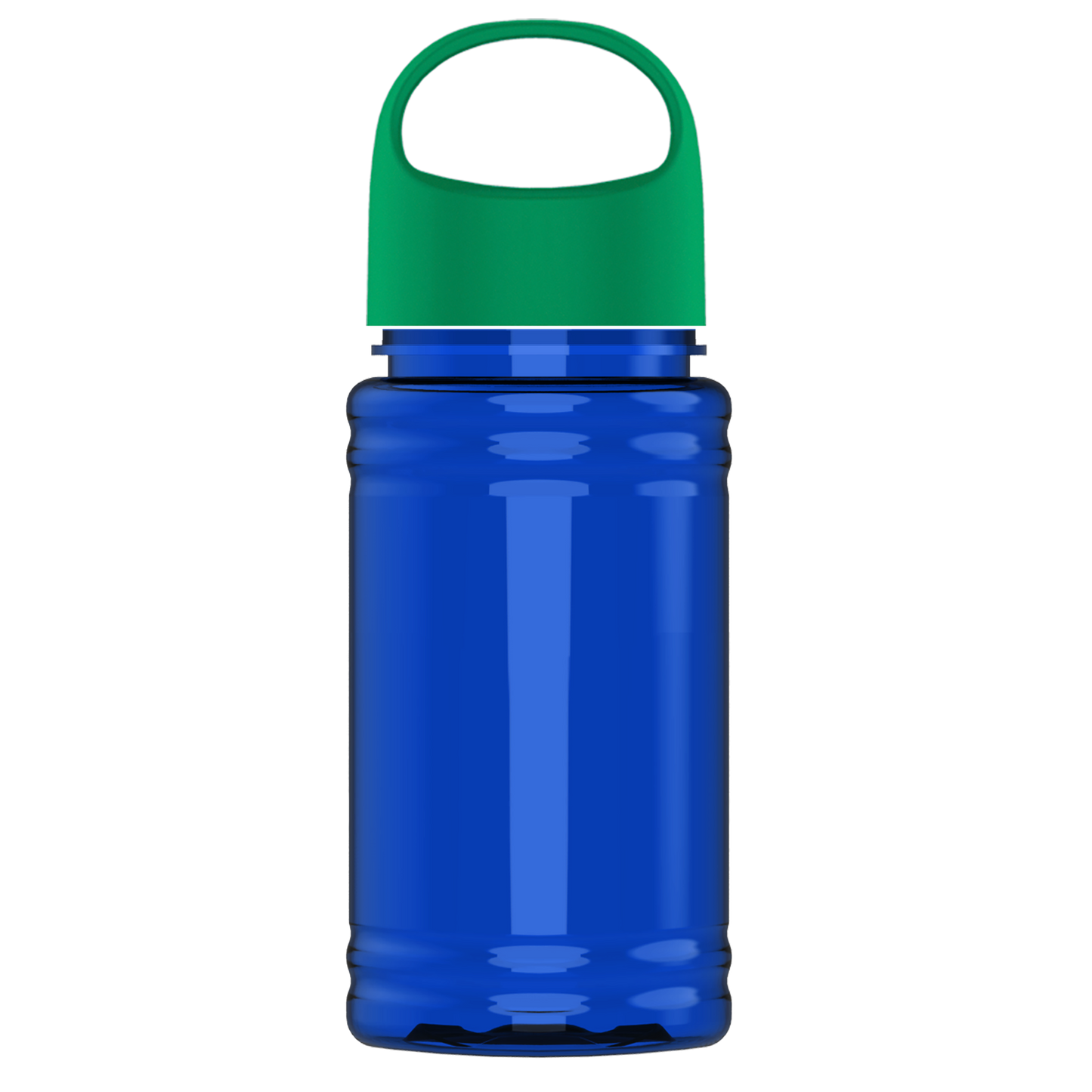 Mini RPET Bottle with Oval Crest Lid - 16 oz.