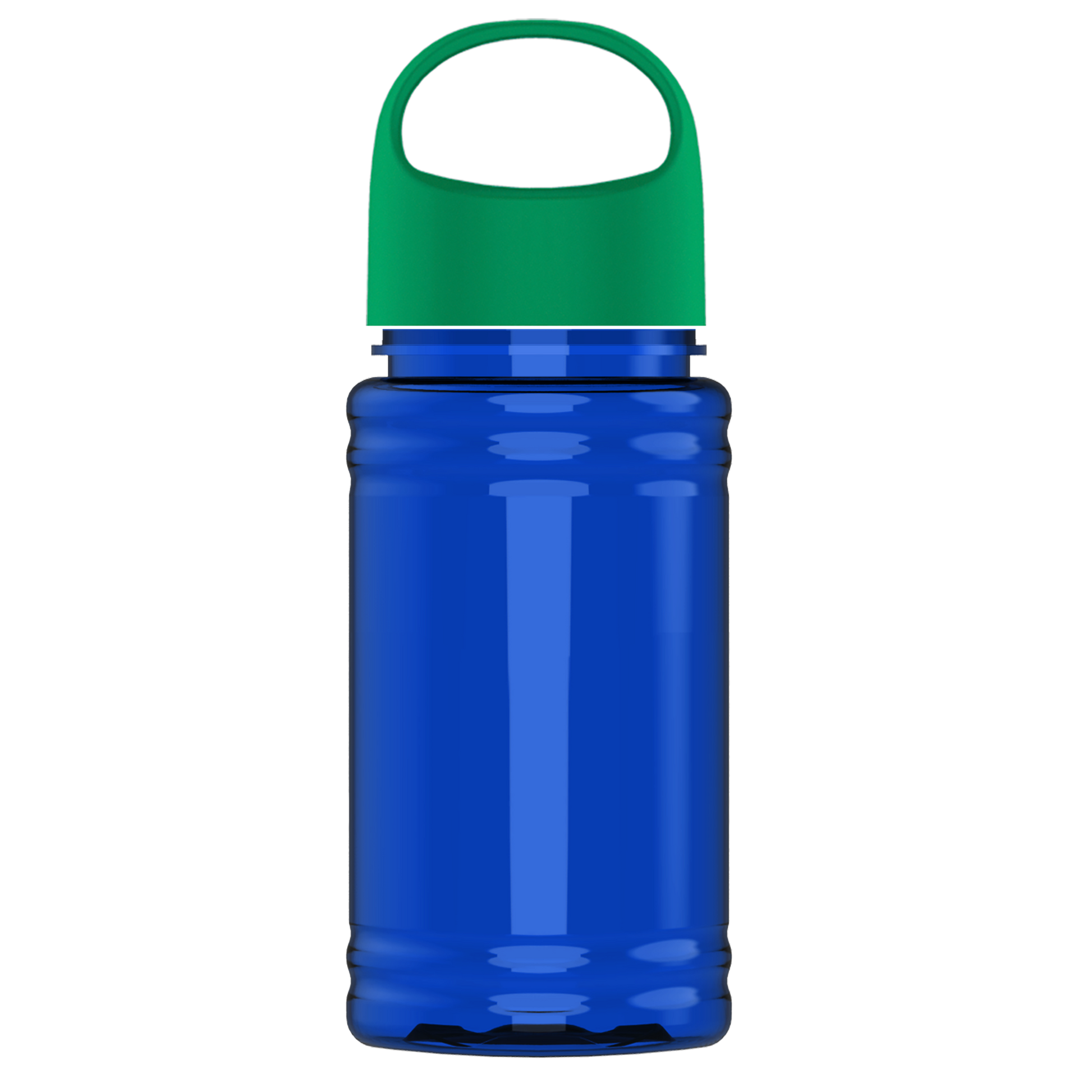 Mini RPET Bottle with Oval Crest Lid - 16 oz.