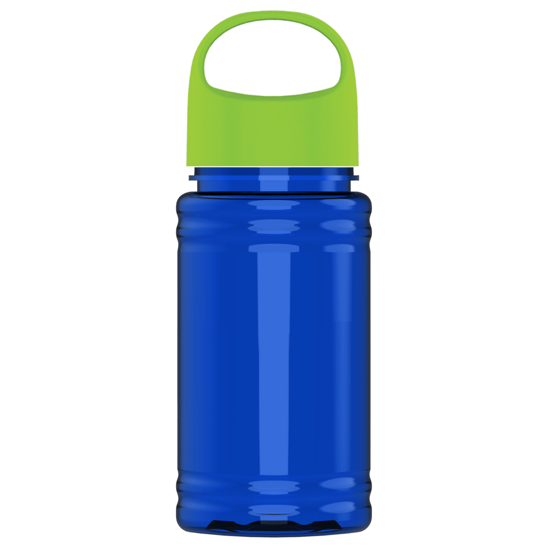 Mini RPET Bottle with Oval Crest Lid - 16 oz.