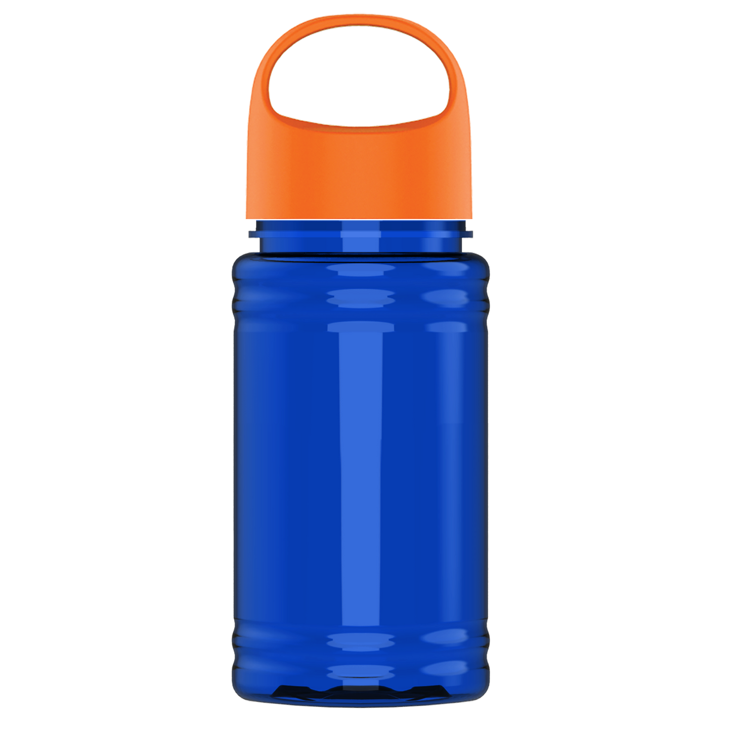 Mini RPET Bottle with Oval Crest Lid - 16 oz.
