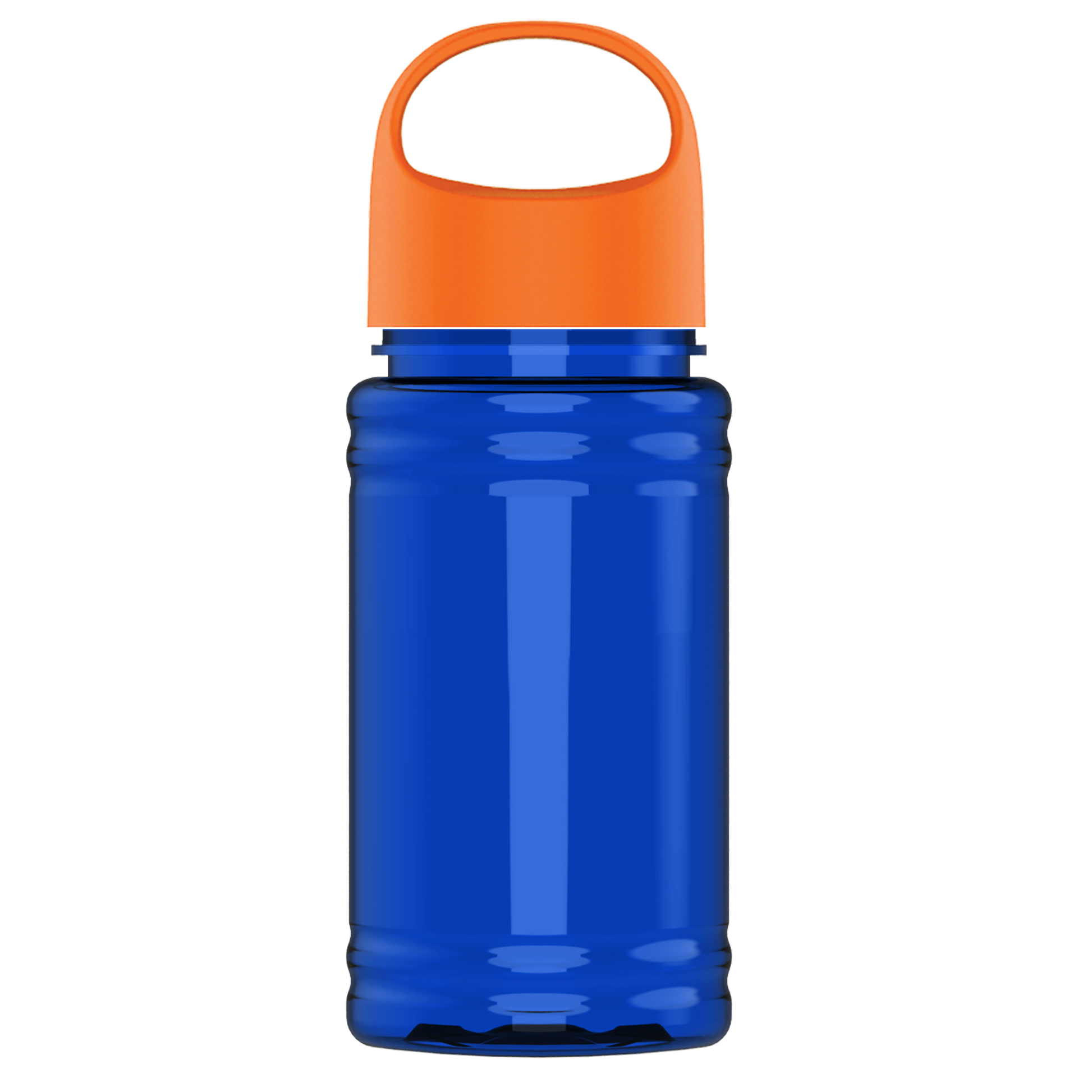 Mini RPET Bottle with Oval Crest Lid - 16 oz.