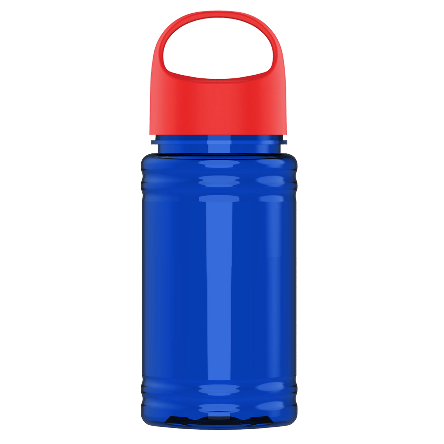 Mini RPET Bottle with Oval Crest Lid - 16 oz.