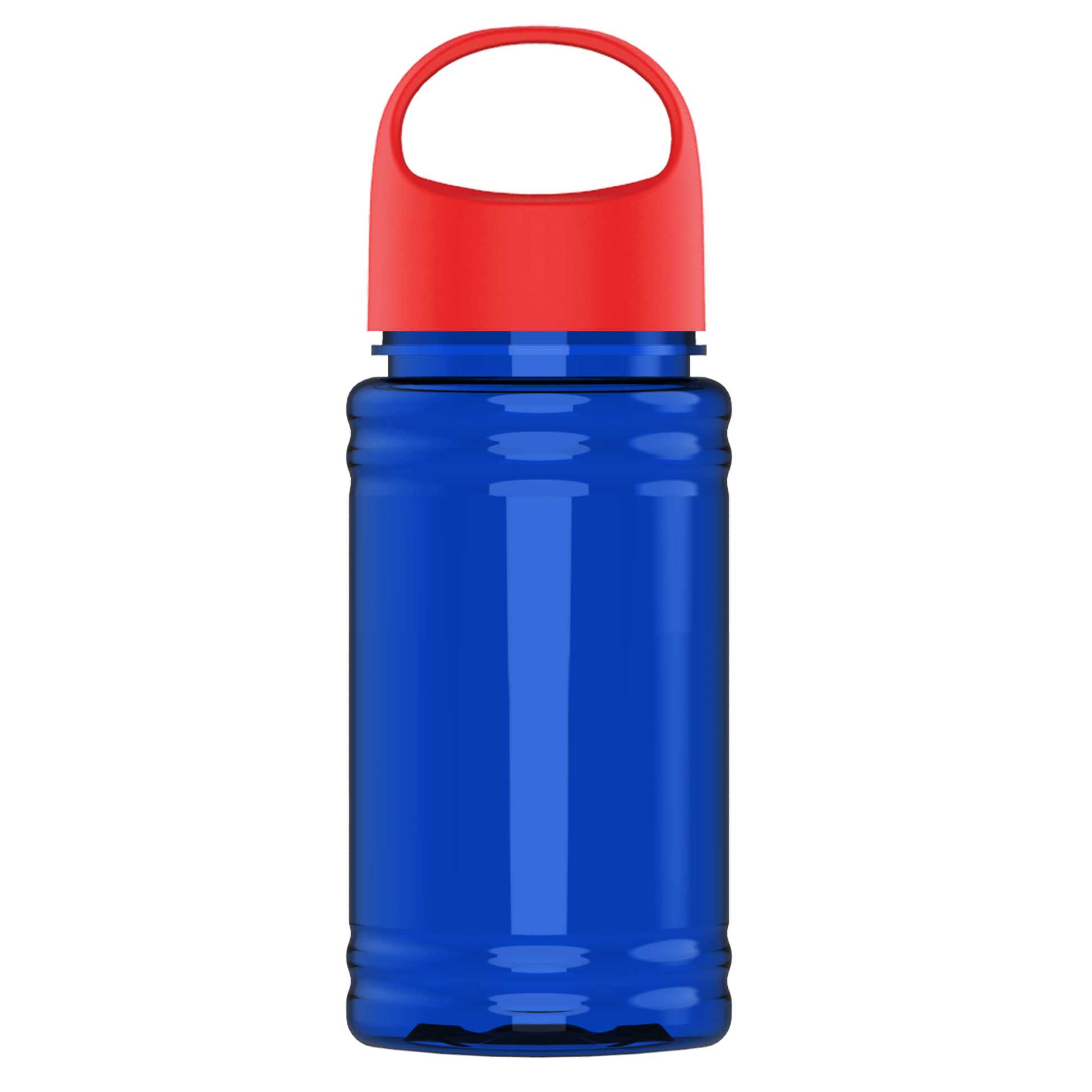Mini RPET Bottle with Oval Crest Lid - 16 oz.