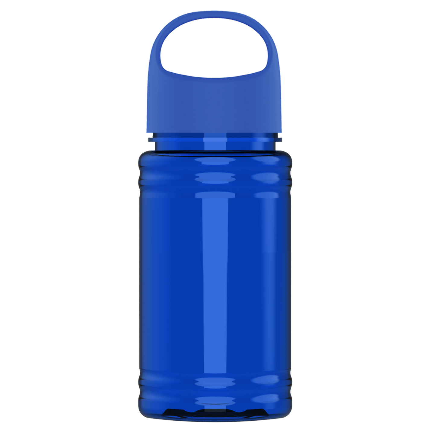 Mini RPET Bottle with Oval Crest Lid - 16 oz.