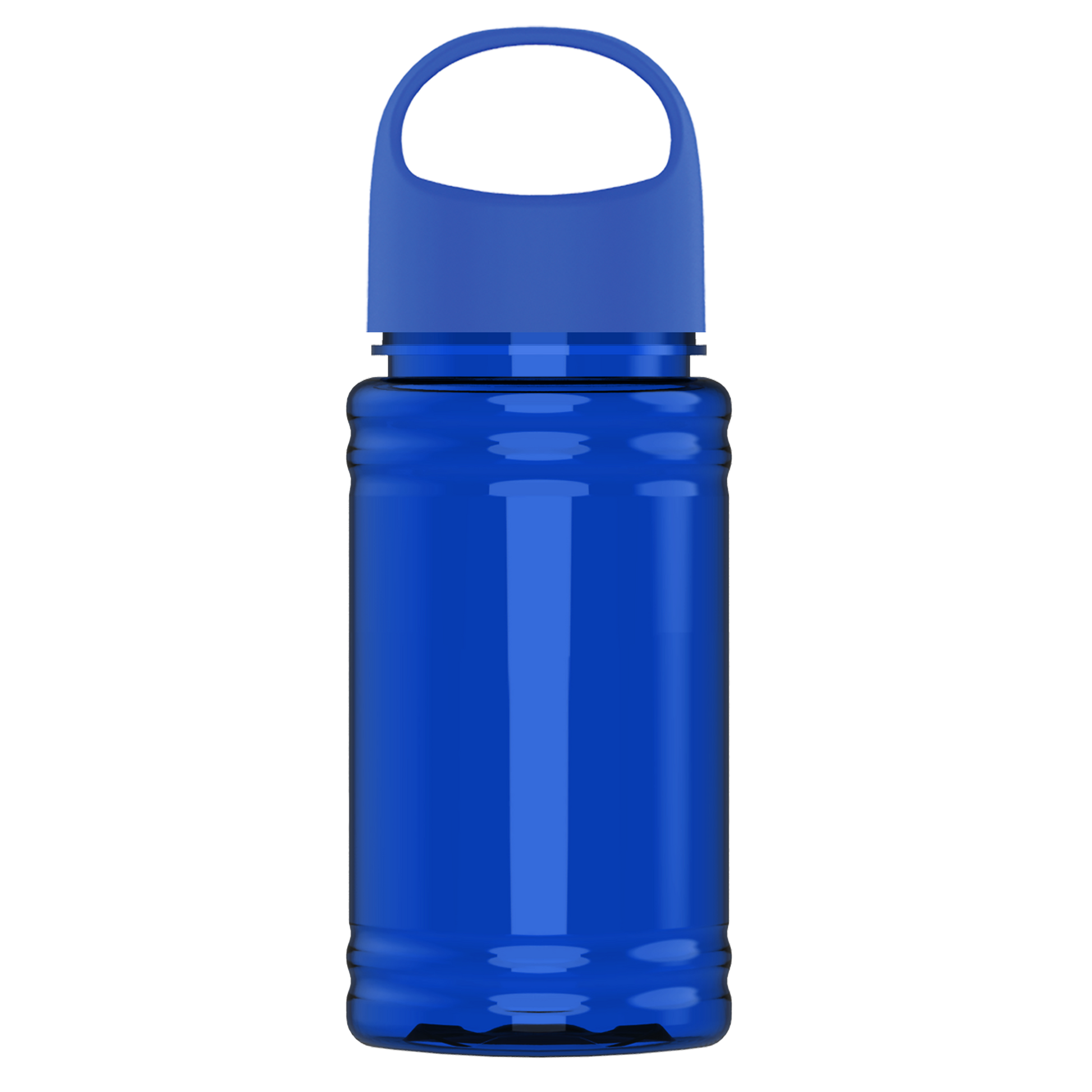 Mini RPET Bottle with Oval Crest Lid - 16 oz.