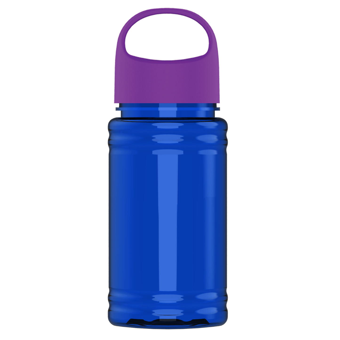 Mini RPET Bottle with Oval Crest Lid - 16 oz.