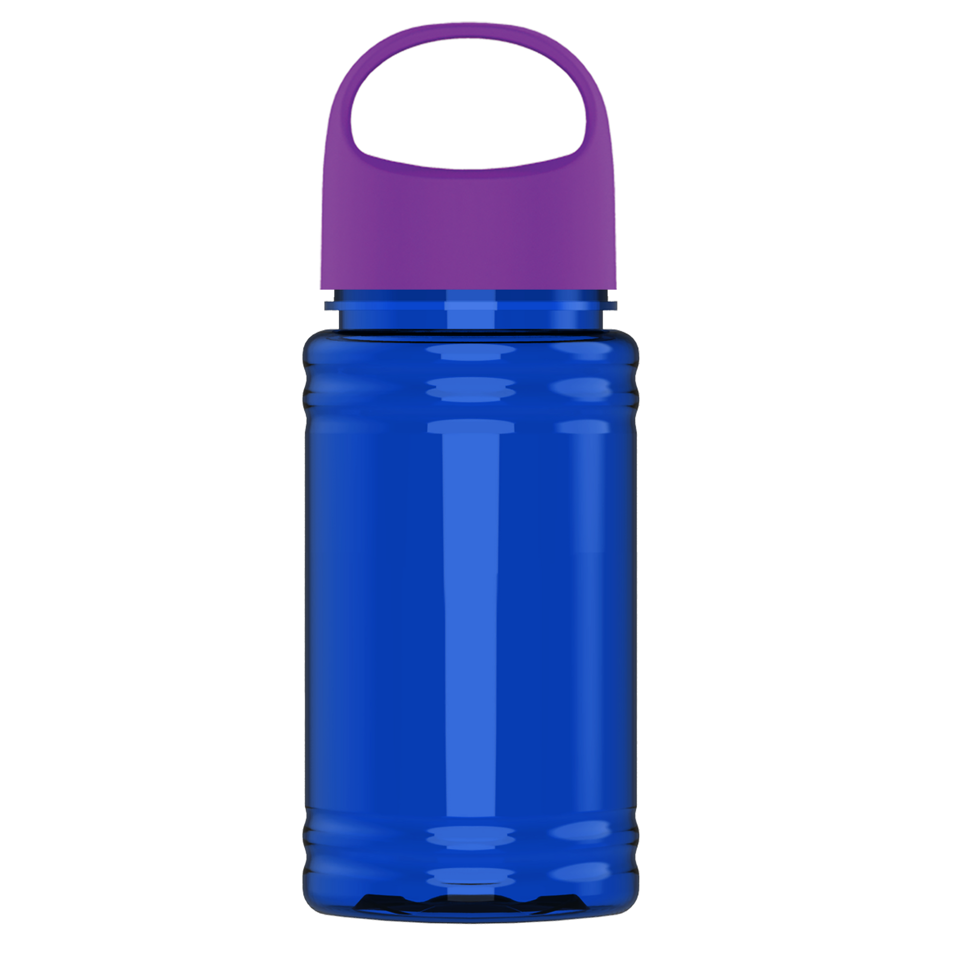Mini RPET Bottle with Oval Crest Lid - 16 oz.