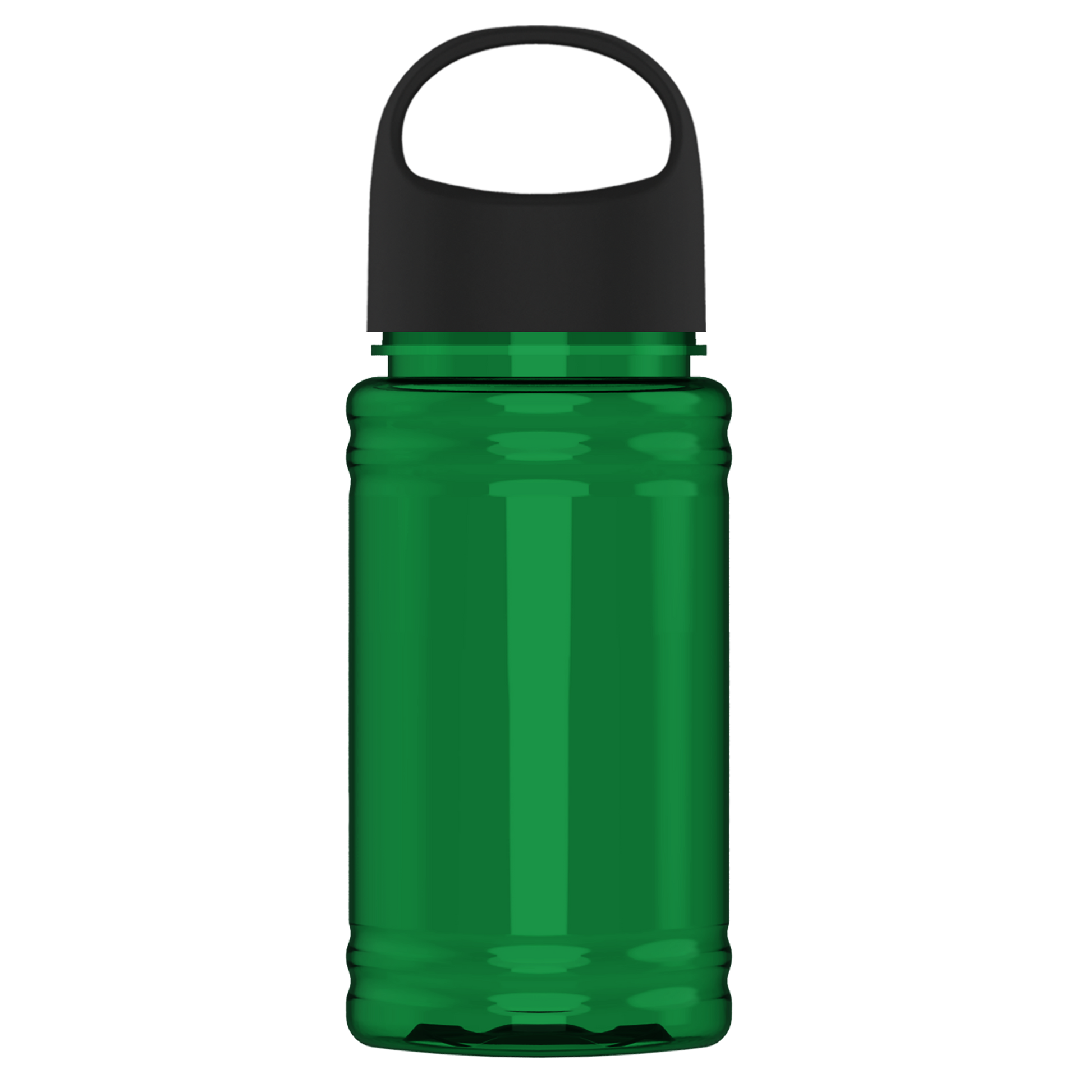 Mini RPET Bottle with Oval Crest Lid - 16 oz.
