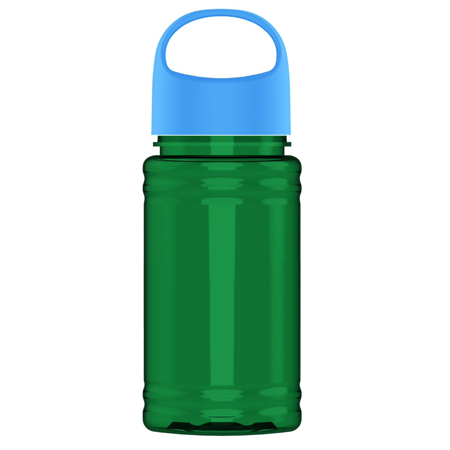 Mini RPET Bottle with Oval Crest Lid - 16 oz.