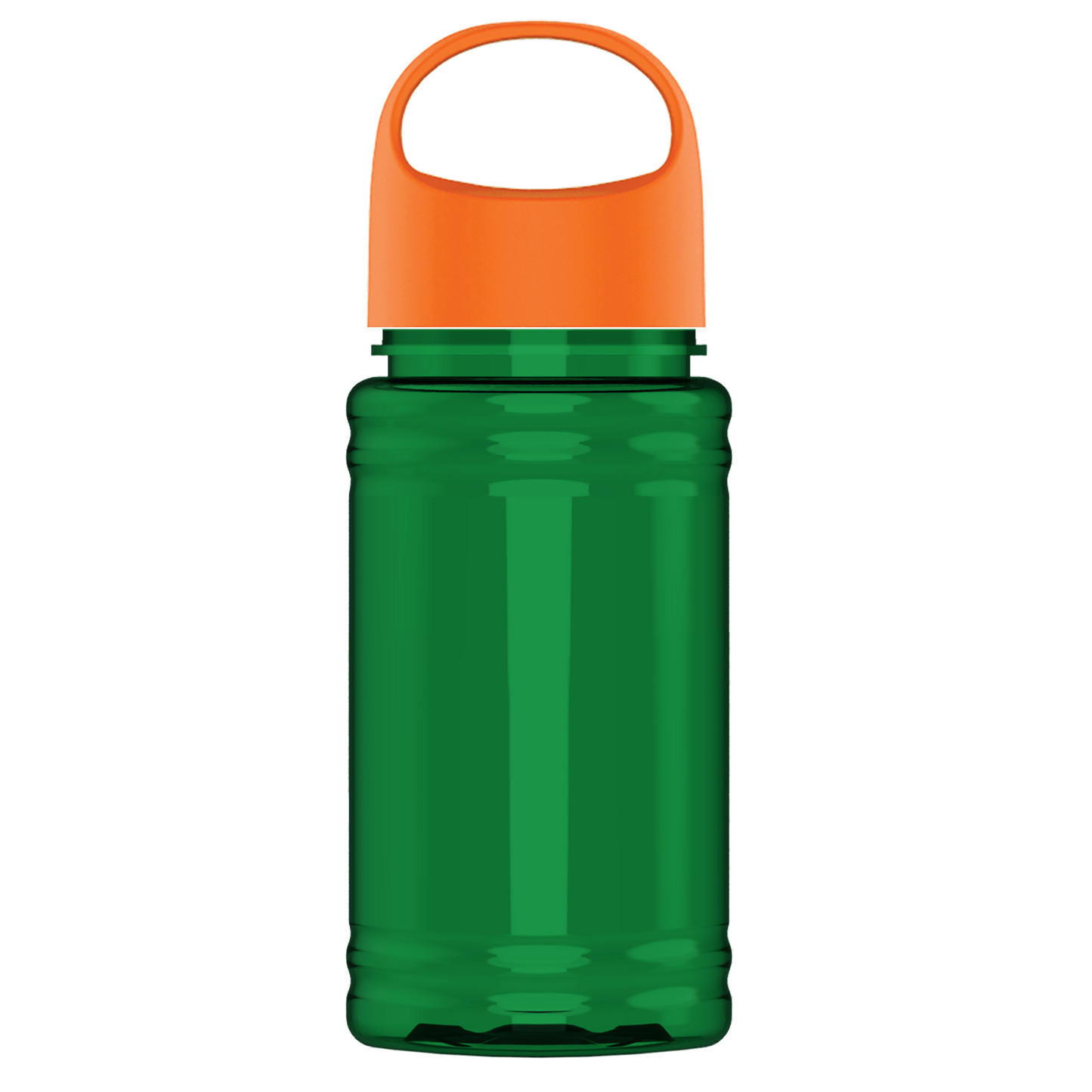 Mini RPET Bottle with Oval Crest Lid - 16 oz.