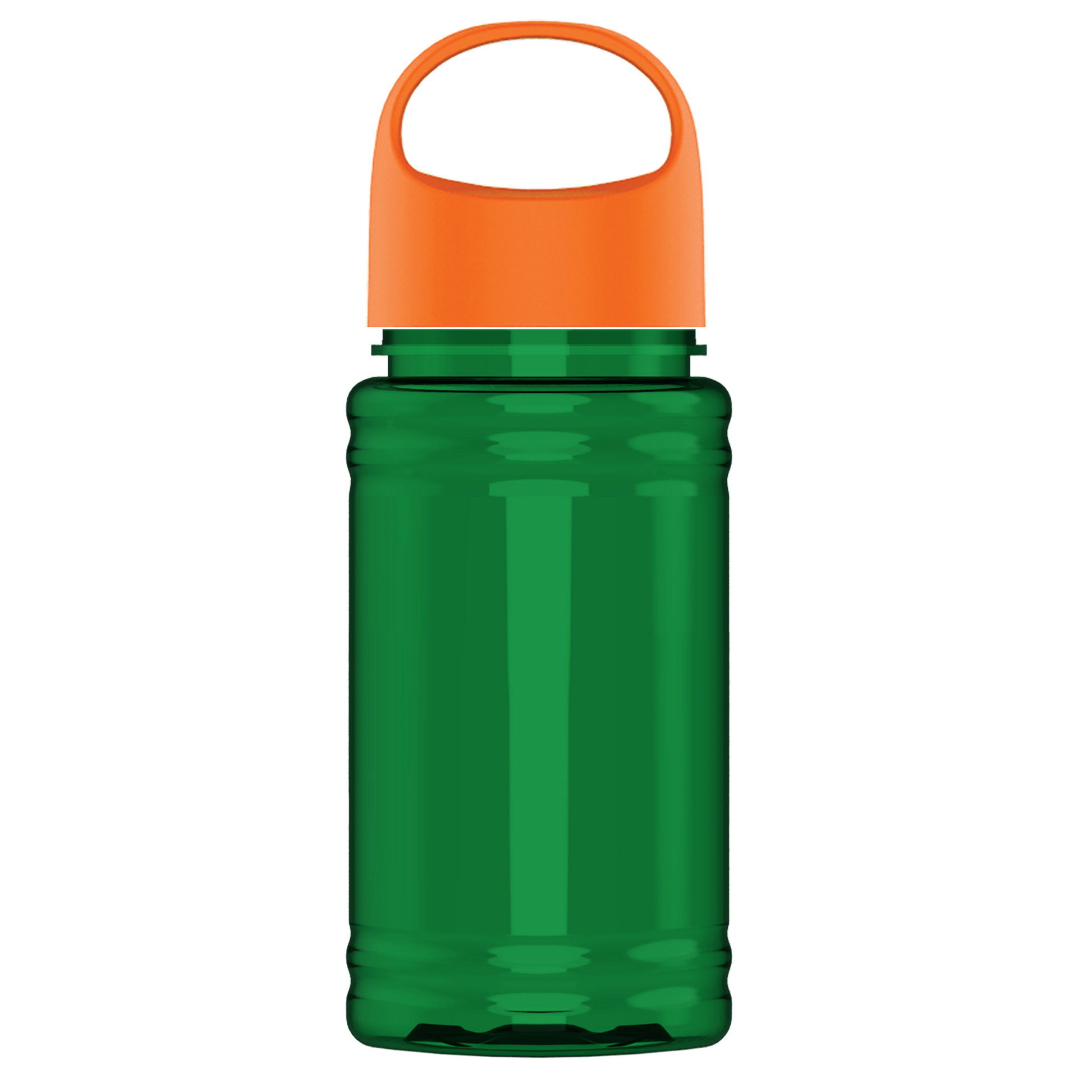 Mini RPET Bottle with Oval Crest Lid - 16 oz.