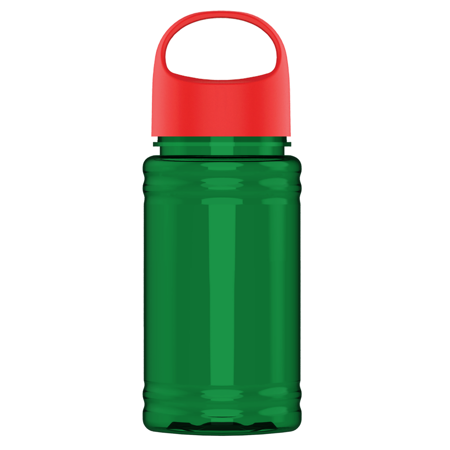 Mini RPET Bottle with Oval Crest Lid - 16 oz.