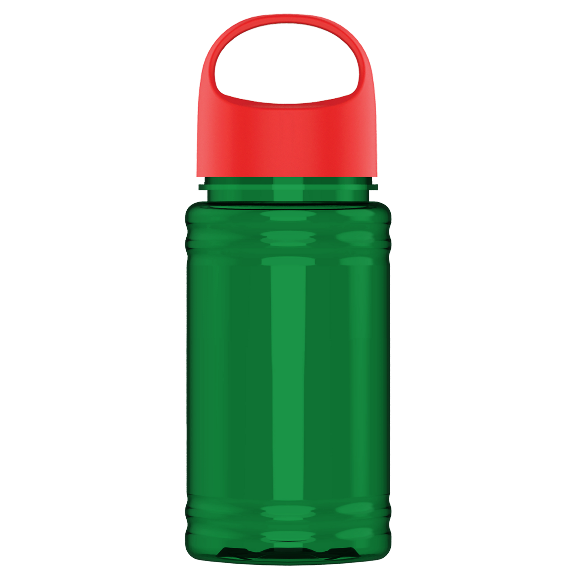 Mini RPET Bottle with Oval Crest Lid - 16 oz.