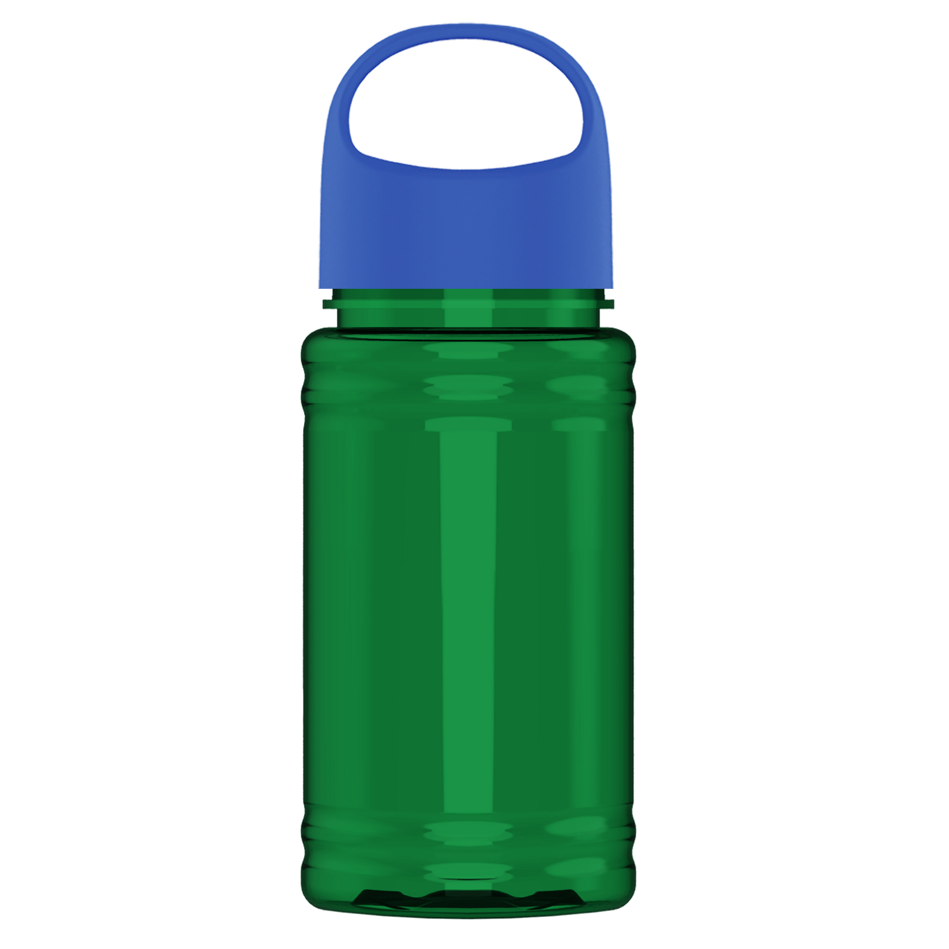 Mini RPET Bottle with Oval Crest Lid - 16 oz.