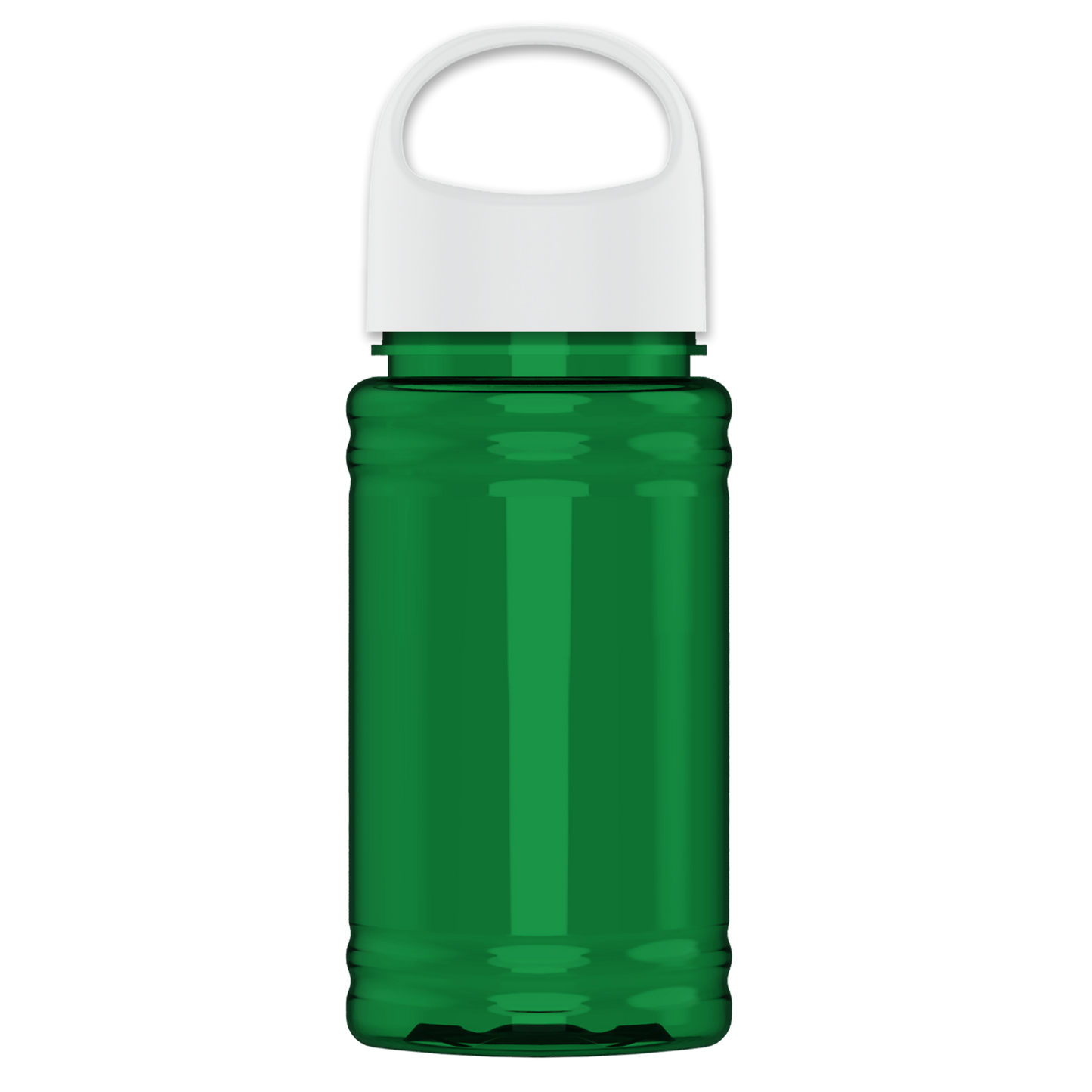 Mini RPET Bottle with Oval Crest Lid - 16 oz.