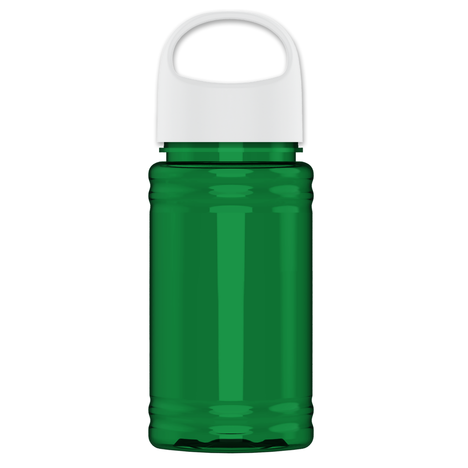 Mini RPET Bottle with Oval Crest Lid - 16 oz.