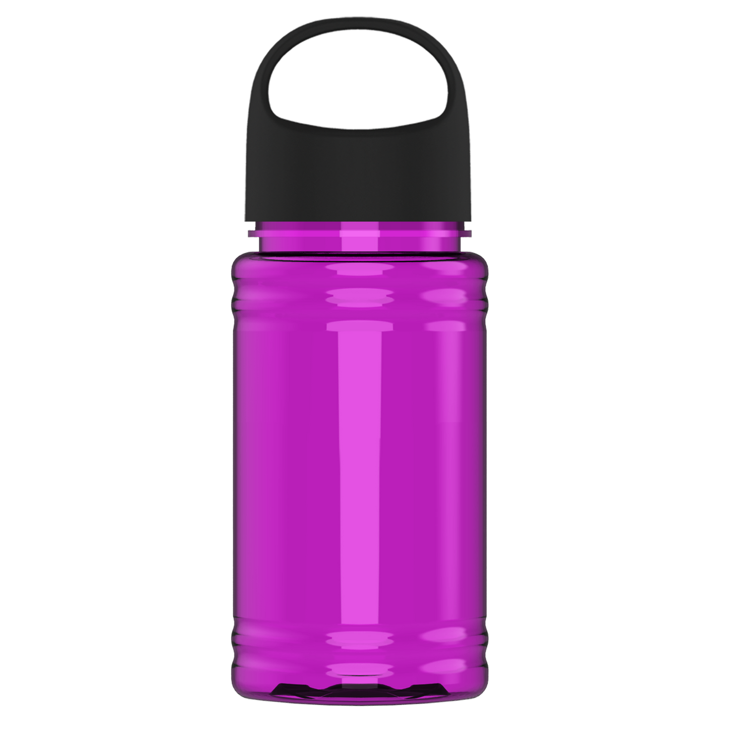 Mini RPET Bottle with Oval Crest Lid - 16 oz.