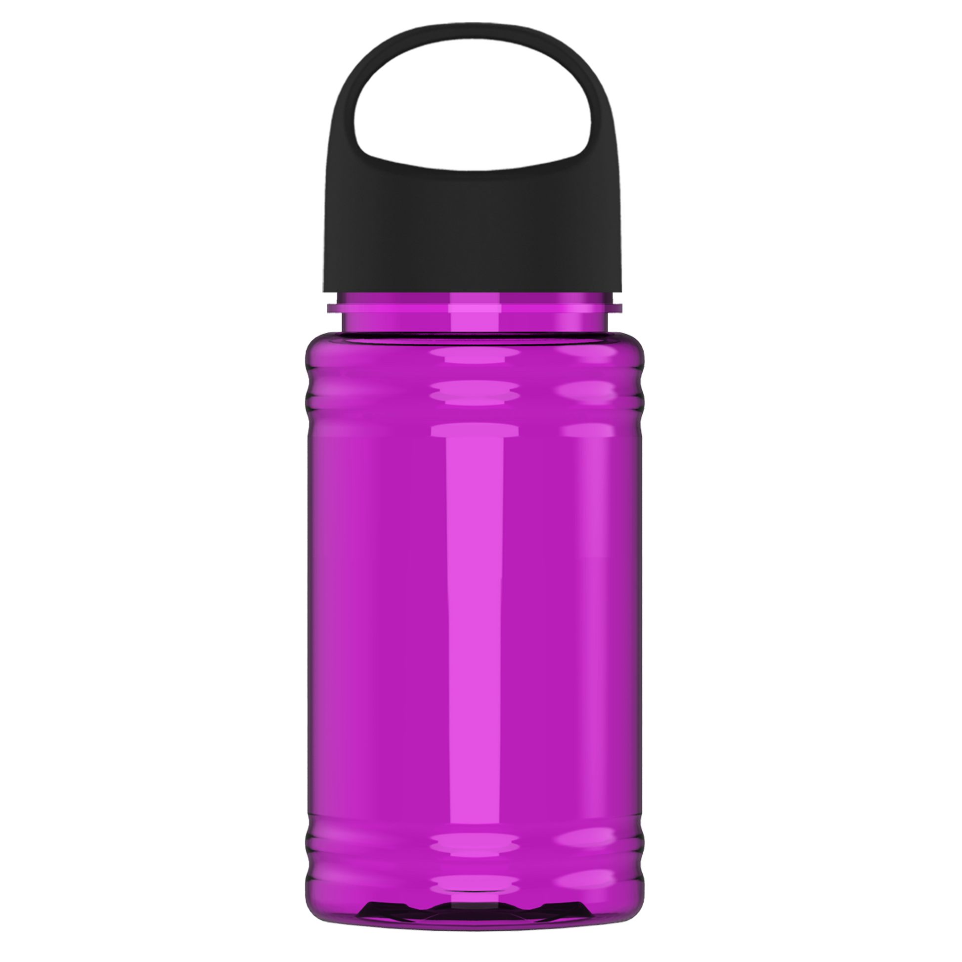 Mini RPET Bottle with Oval Crest Lid - 16 oz.