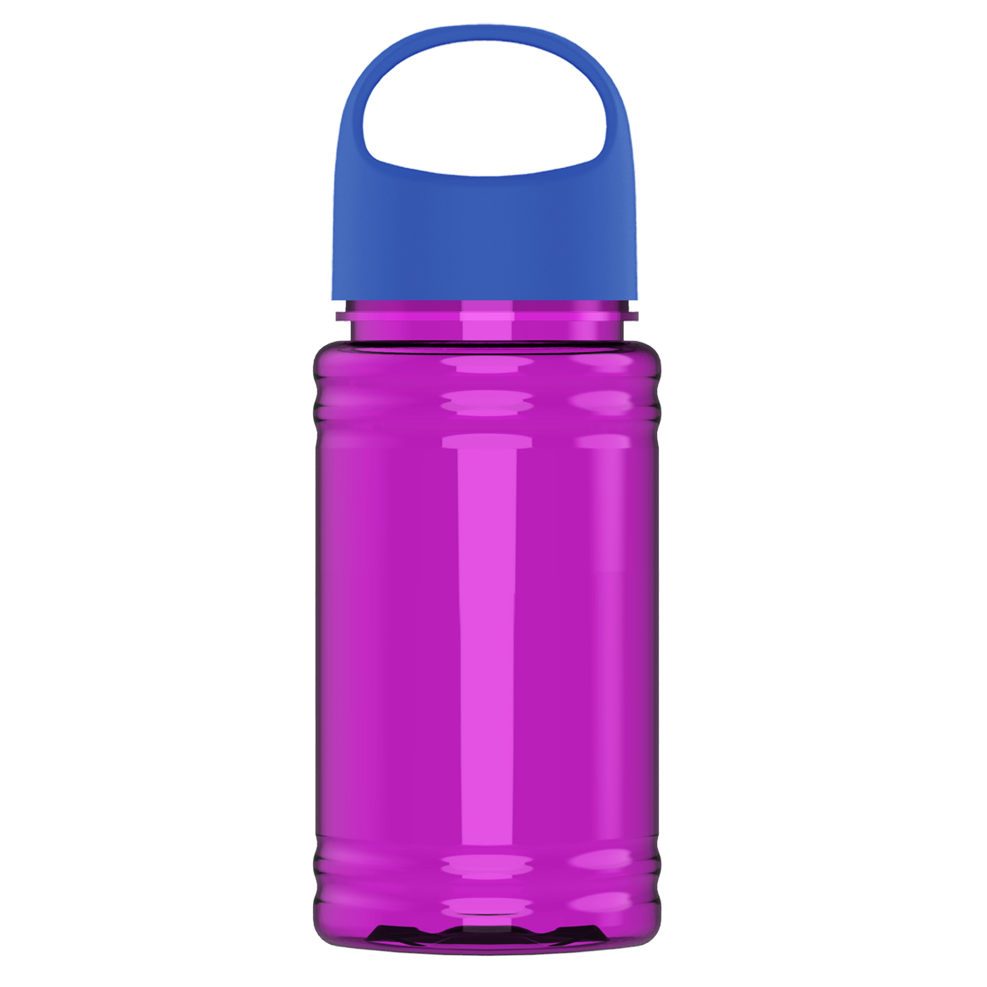Mini RPET Bottle with Oval Crest Lid - 16 oz.