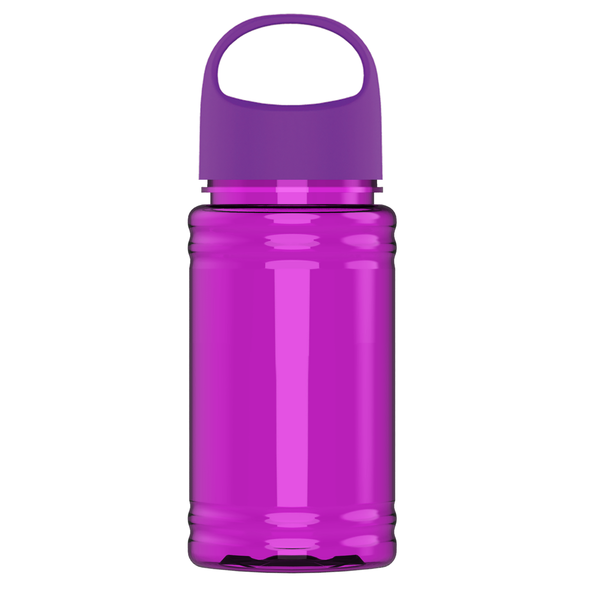 Mini RPET Bottle with Oval Crest Lid - 16 oz.