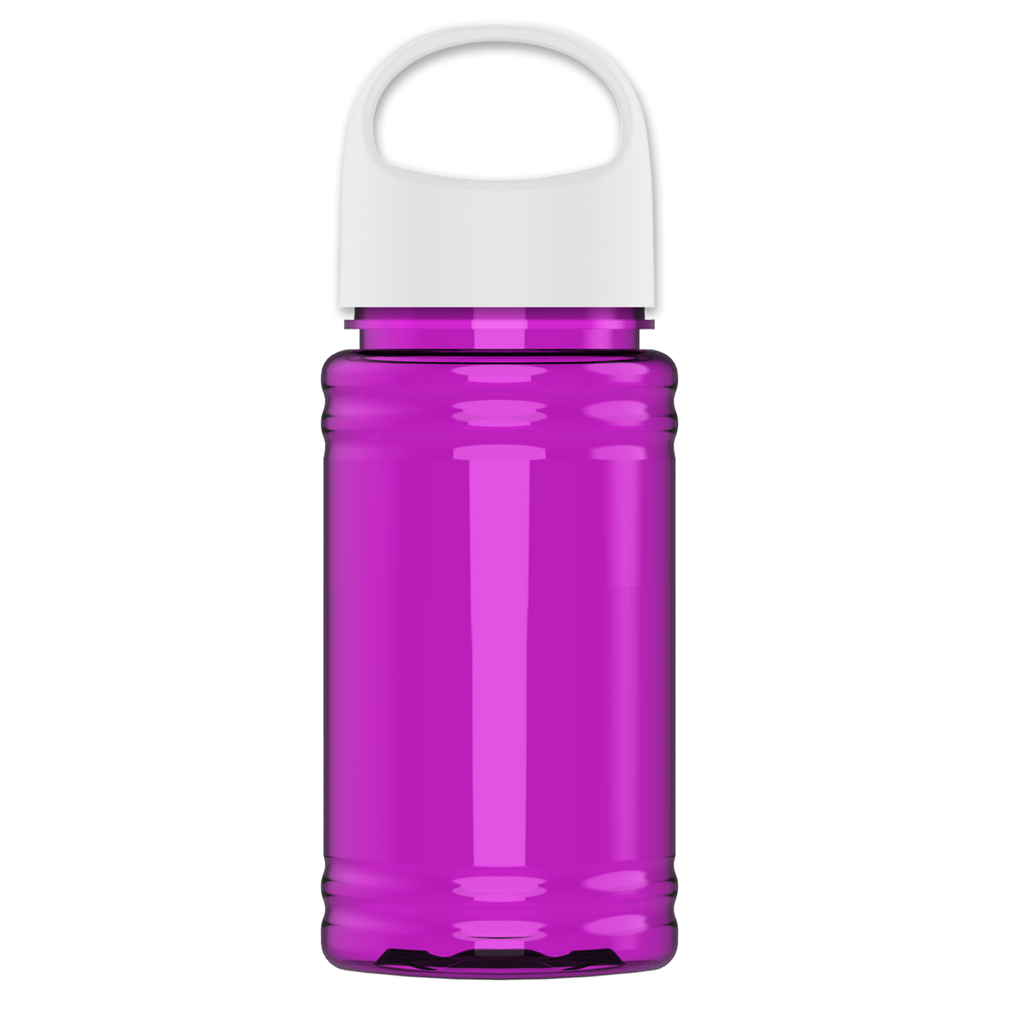 Mini RPET Bottle with Oval Crest Lid - 16 oz.