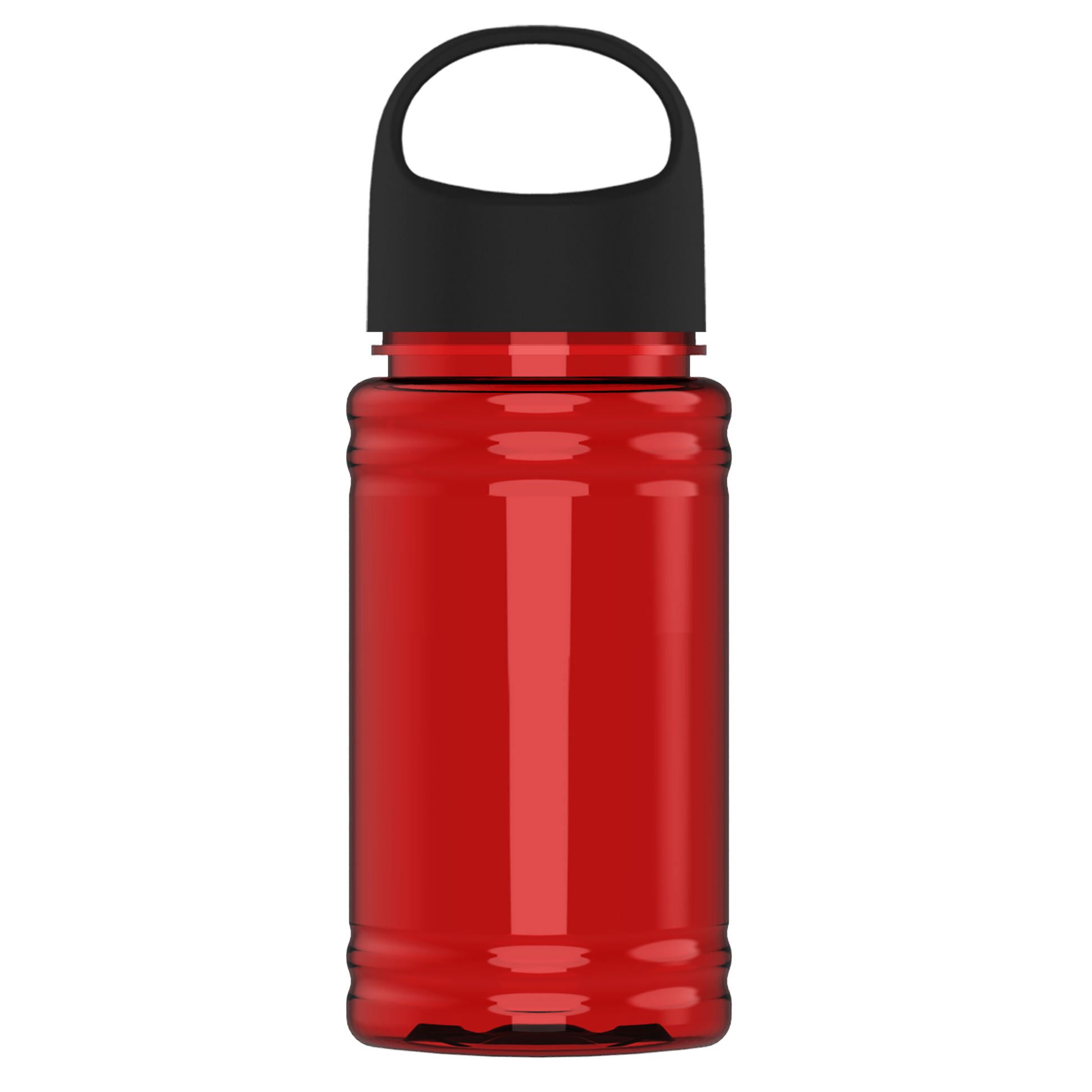 Mini RPET Bottle with Oval Crest Lid - 16 oz.