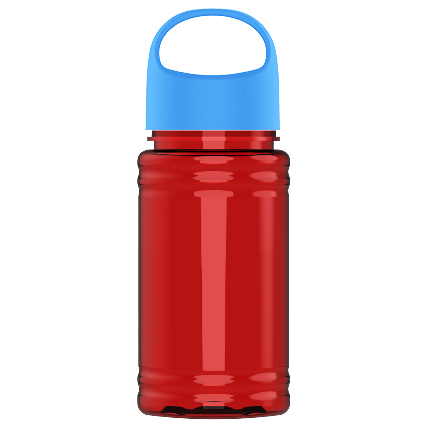 Mini RPET Bottle with Oval Crest Lid - 16 oz.