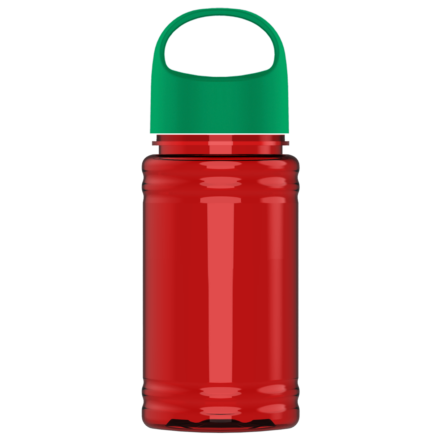 Mini RPET Bottle with Oval Crest Lid - 16 oz.
