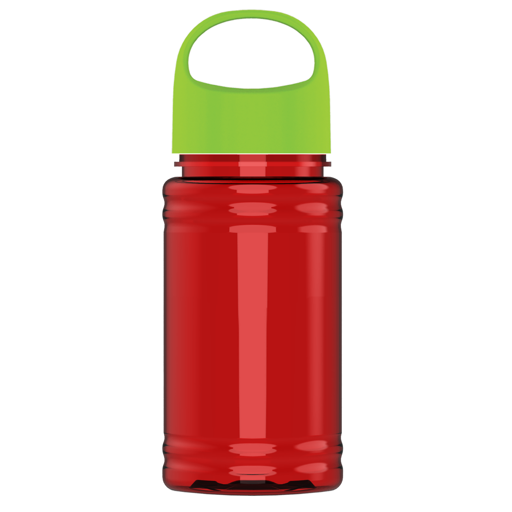 Mini RPET Bottle with Oval Crest Lid - 16 oz.