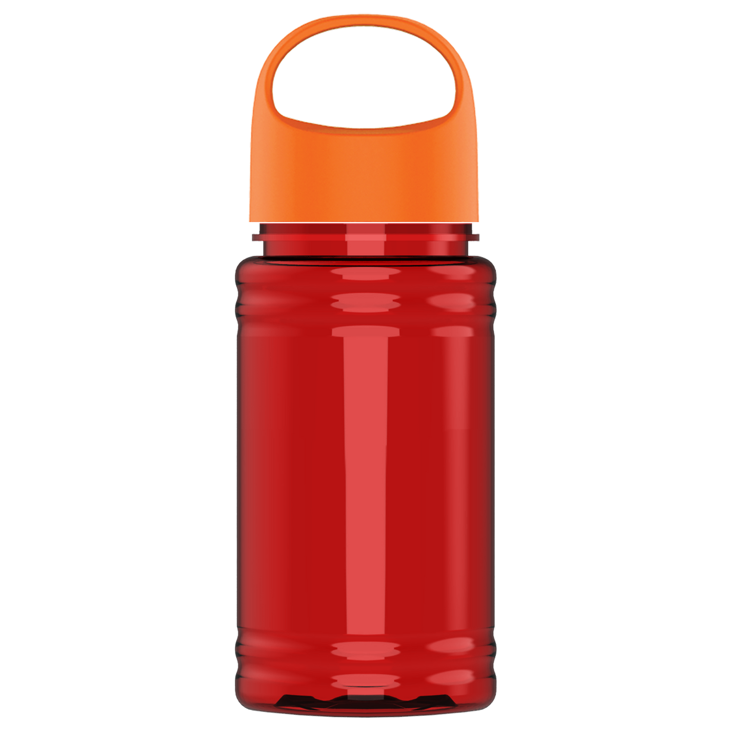 Mini RPET Bottle with Oval Crest Lid - 16 oz.