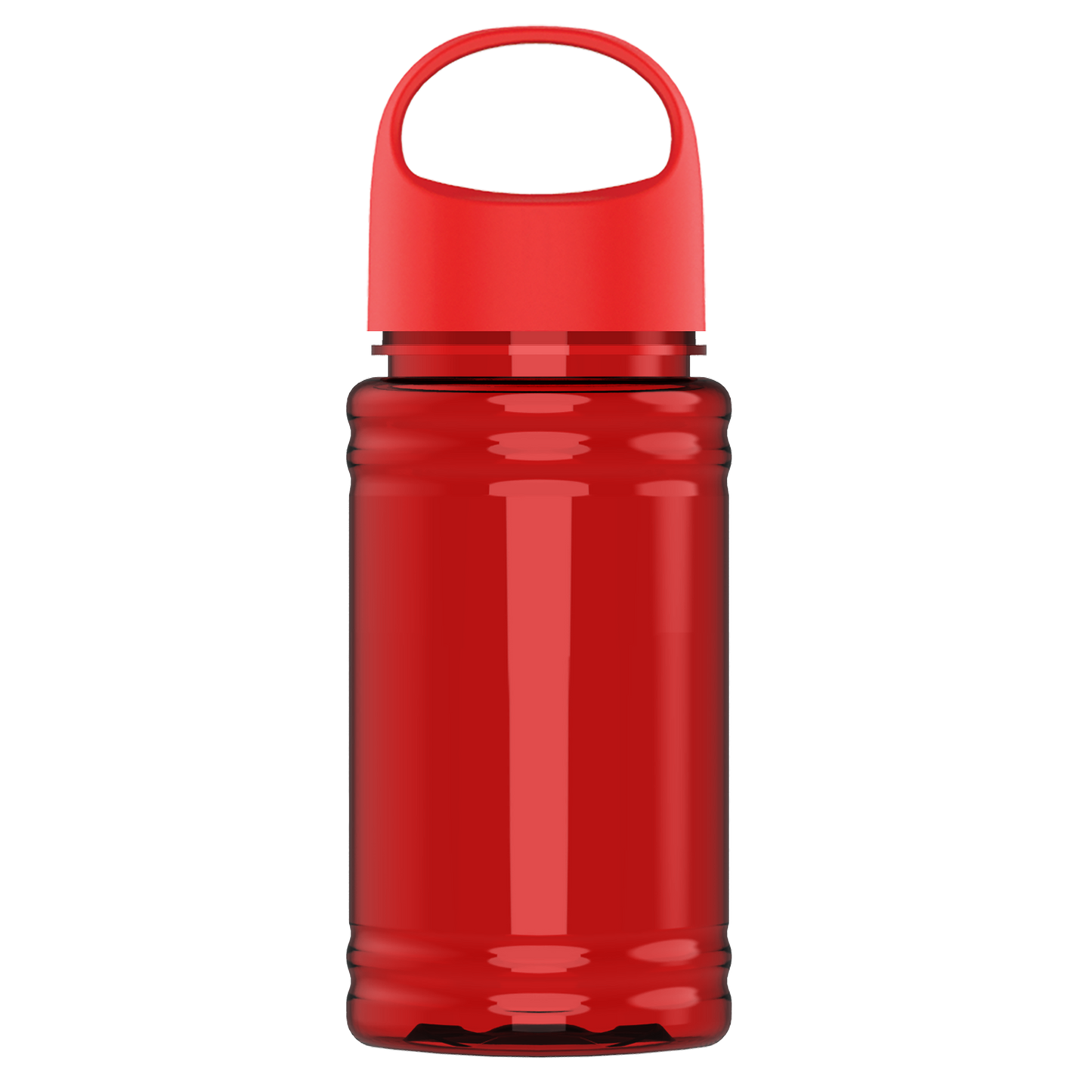 Mini RPET Bottle with Oval Crest Lid - 16 oz.