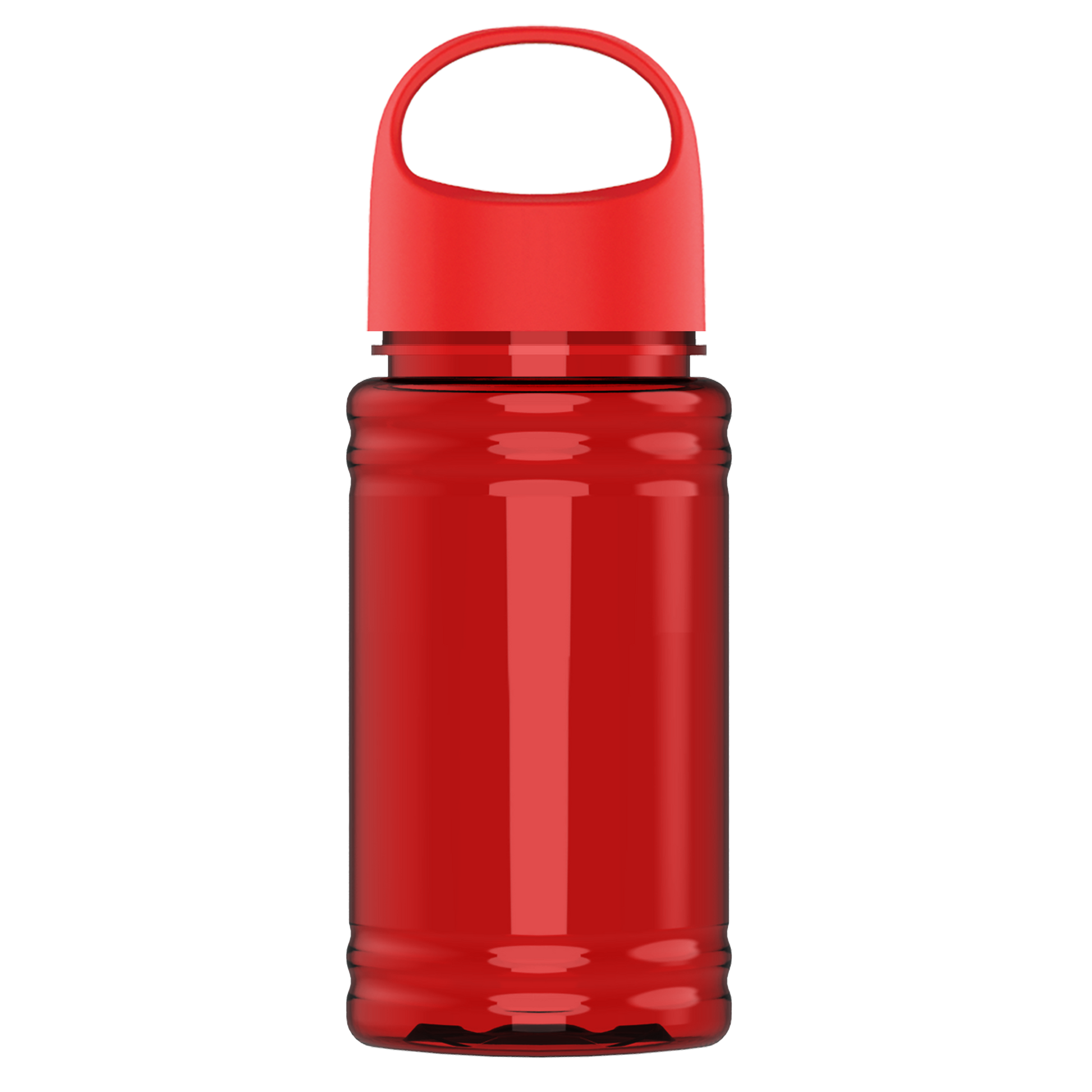 Mini RPET Bottle with Oval Crest Lid - 16 oz.