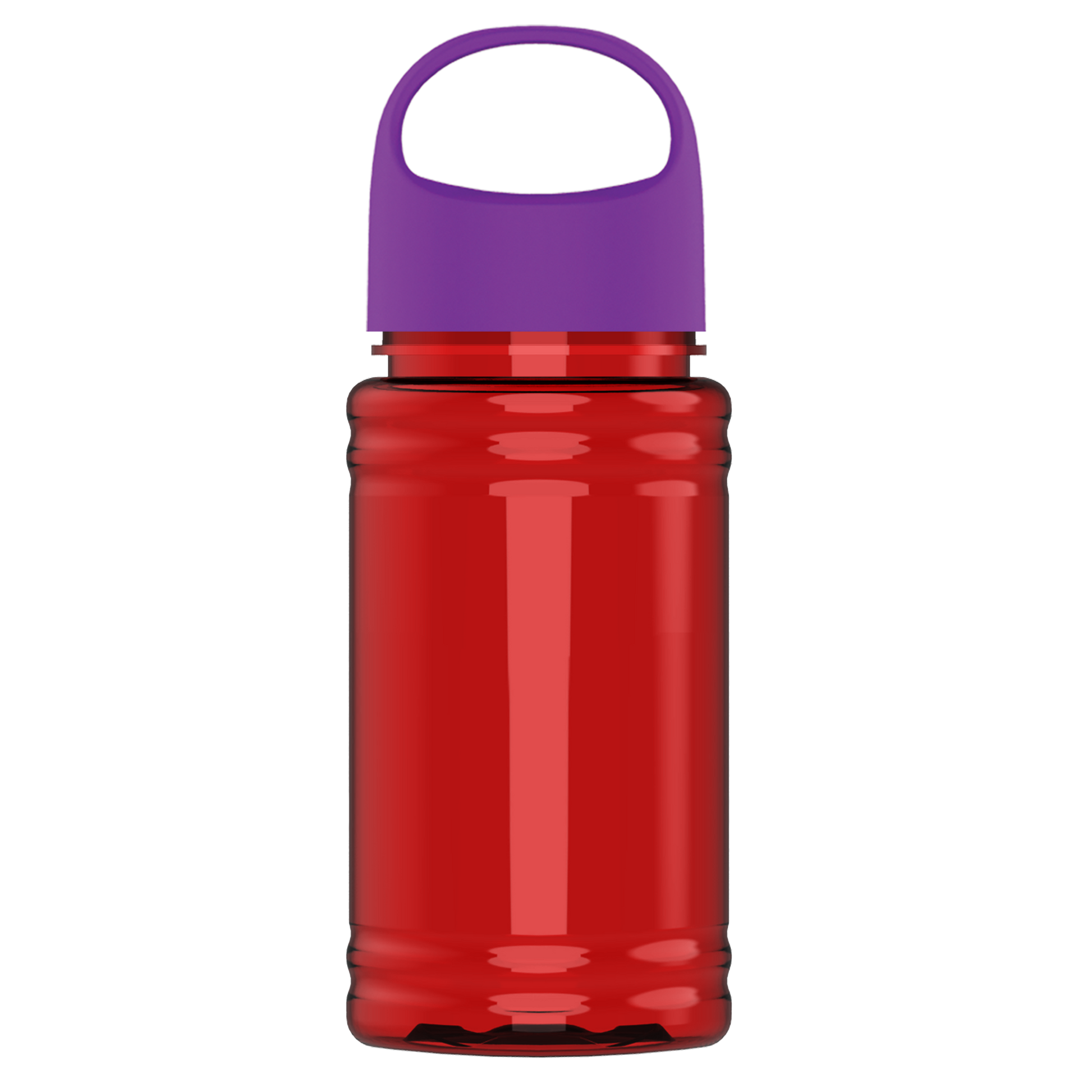 Mini RPET Bottle with Oval Crest Lid - 16 oz.