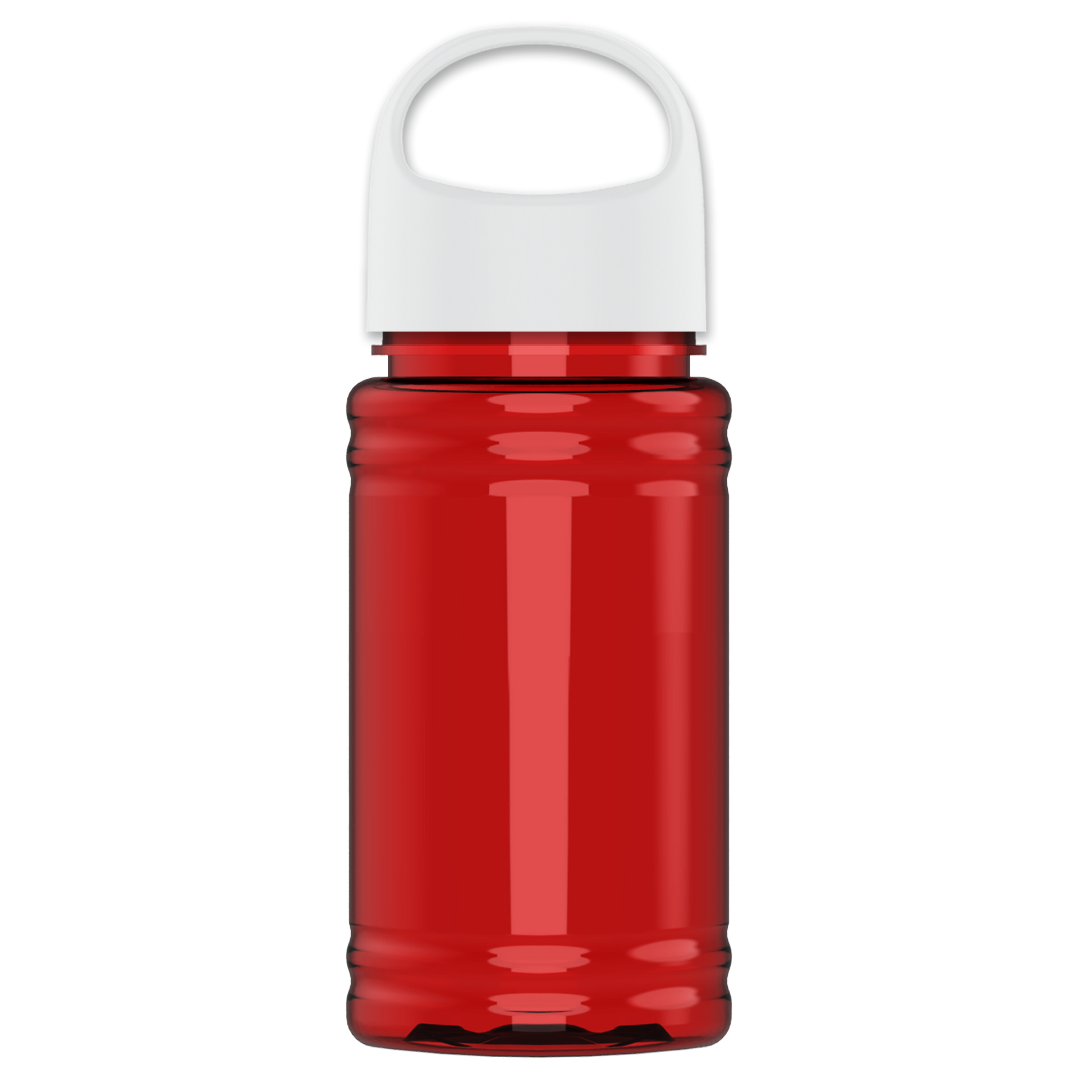 Mini RPET Bottle with Oval Crest Lid - 16 oz.