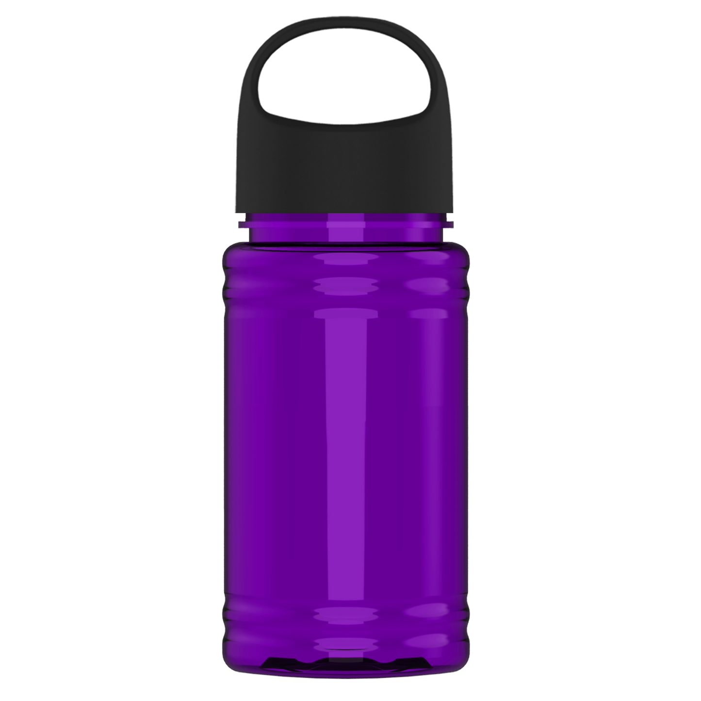Mini RPET Bottle with Oval Crest Lid - 16 oz.