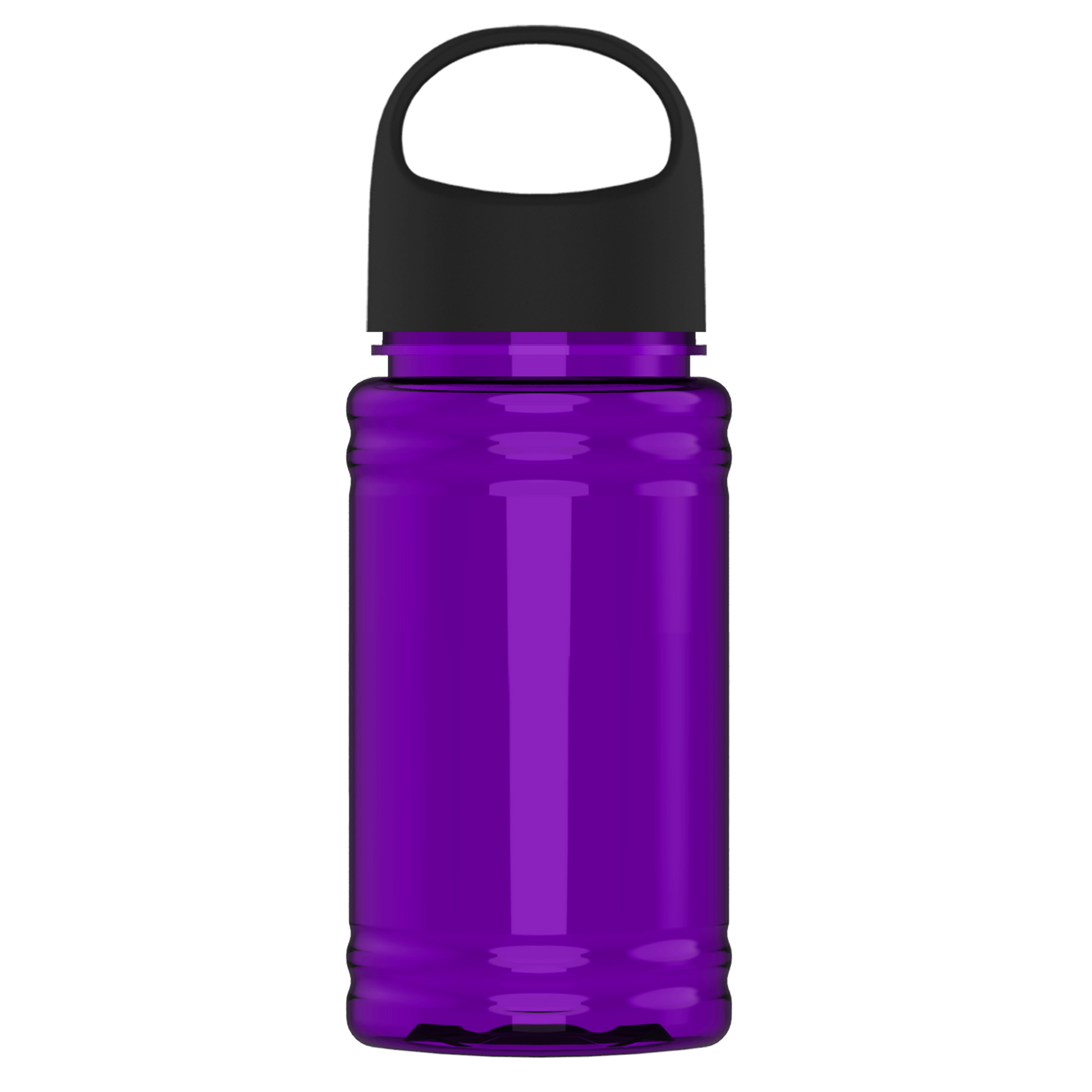 Mini RPET Bottle with Oval Crest Lid - 16 oz.