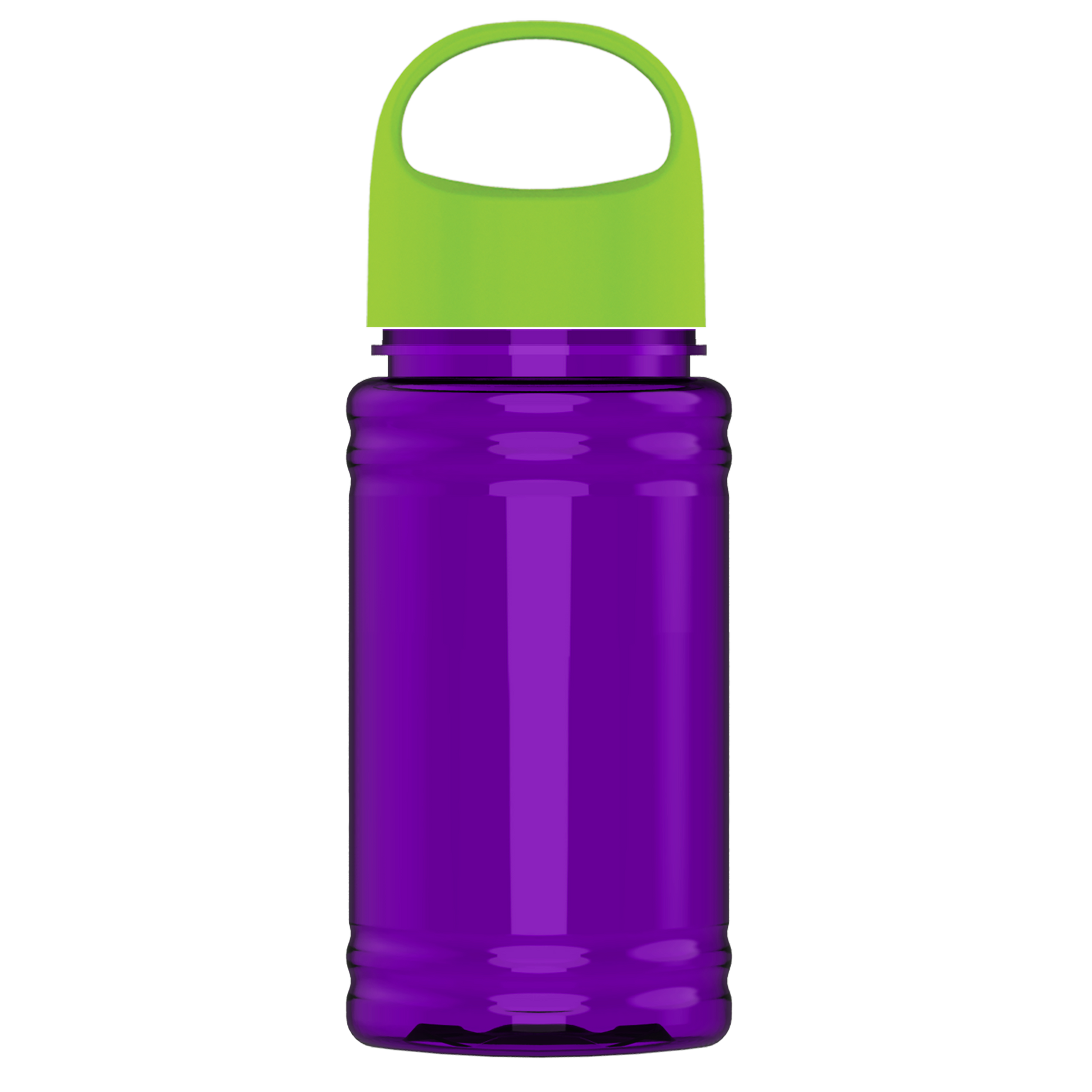 Mini RPET Bottle with Oval Crest Lid - 16 oz.