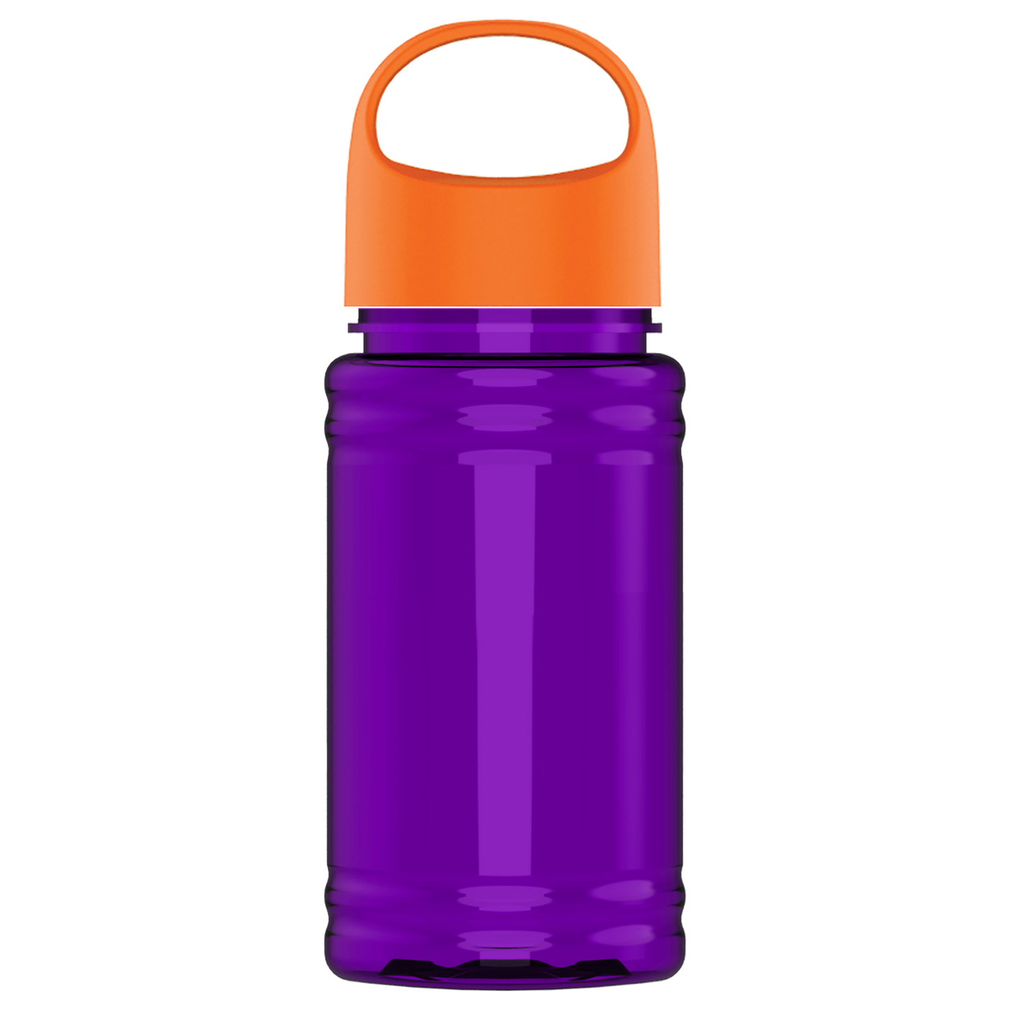 Mini RPET Bottle with Oval Crest Lid - 16 oz.