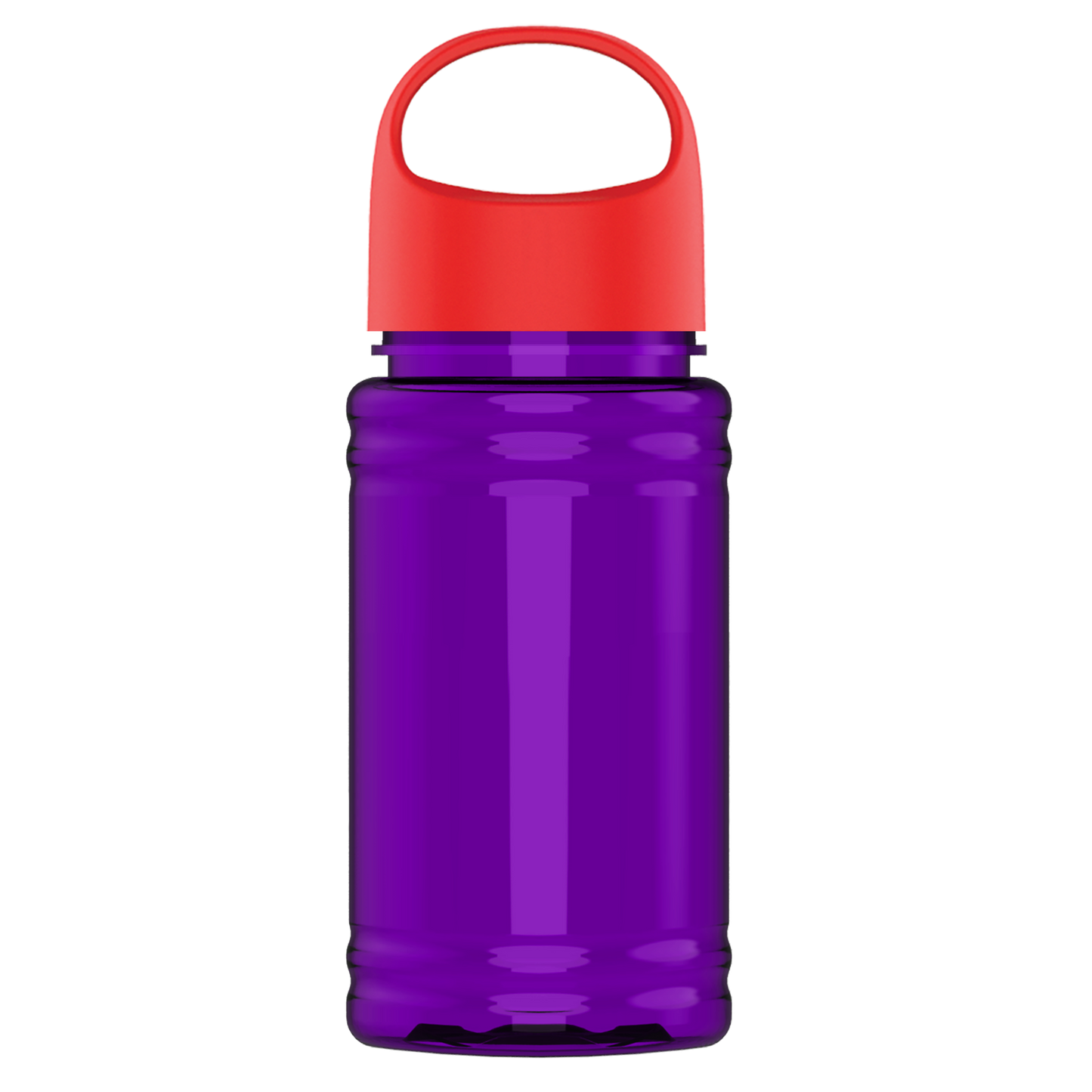 Mini RPET Bottle with Oval Crest Lid - 16 oz.
