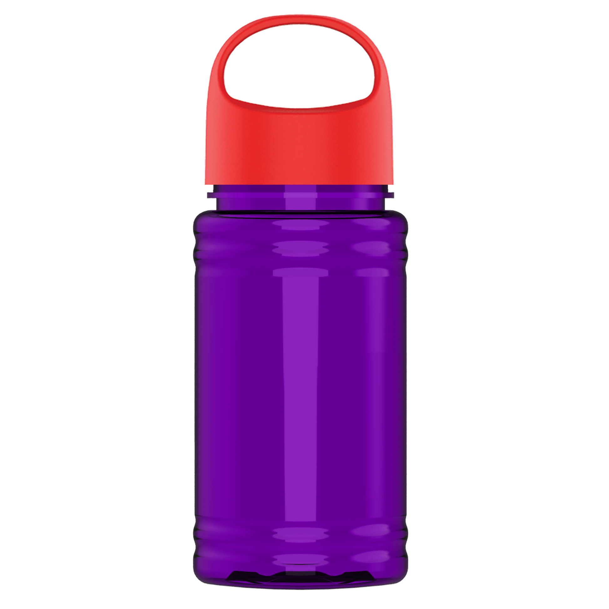 Mini RPET Bottle with Oval Crest Lid - 16 oz.