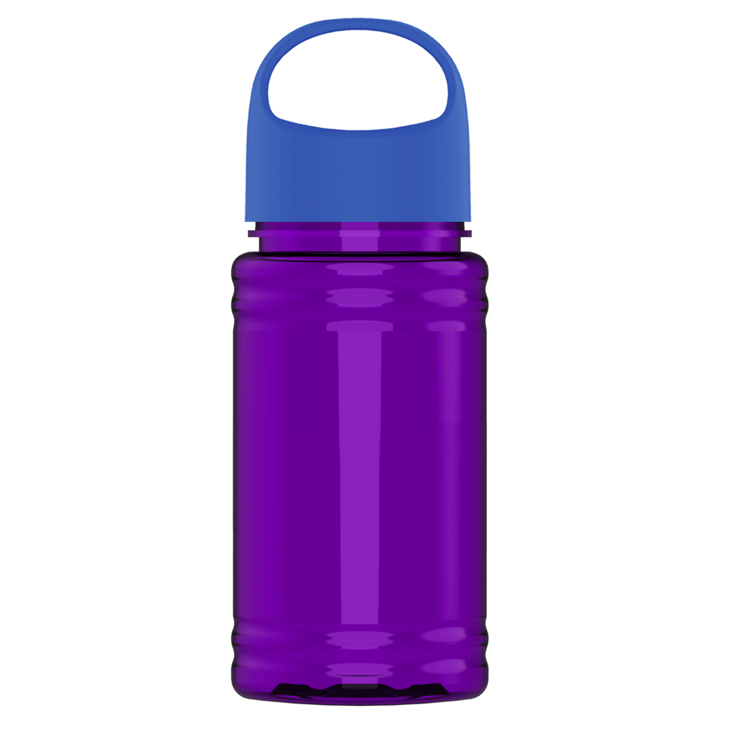 Mini RPET Bottle with Oval Crest Lid - 16 oz.
