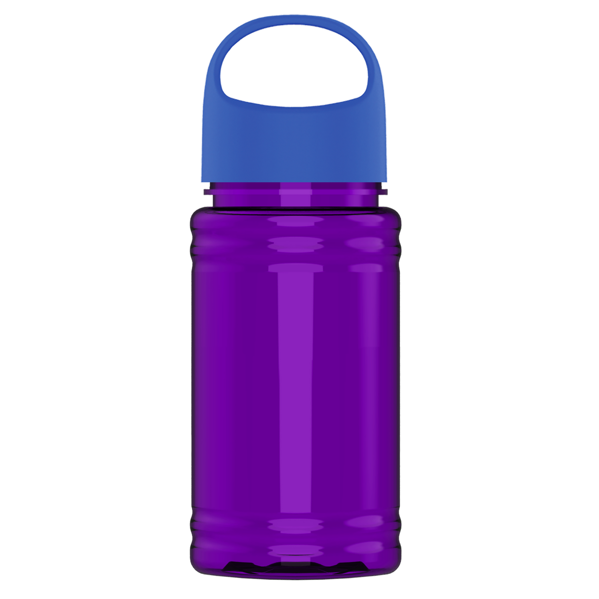 Mini RPET Bottle with Oval Crest Lid - 16 oz.