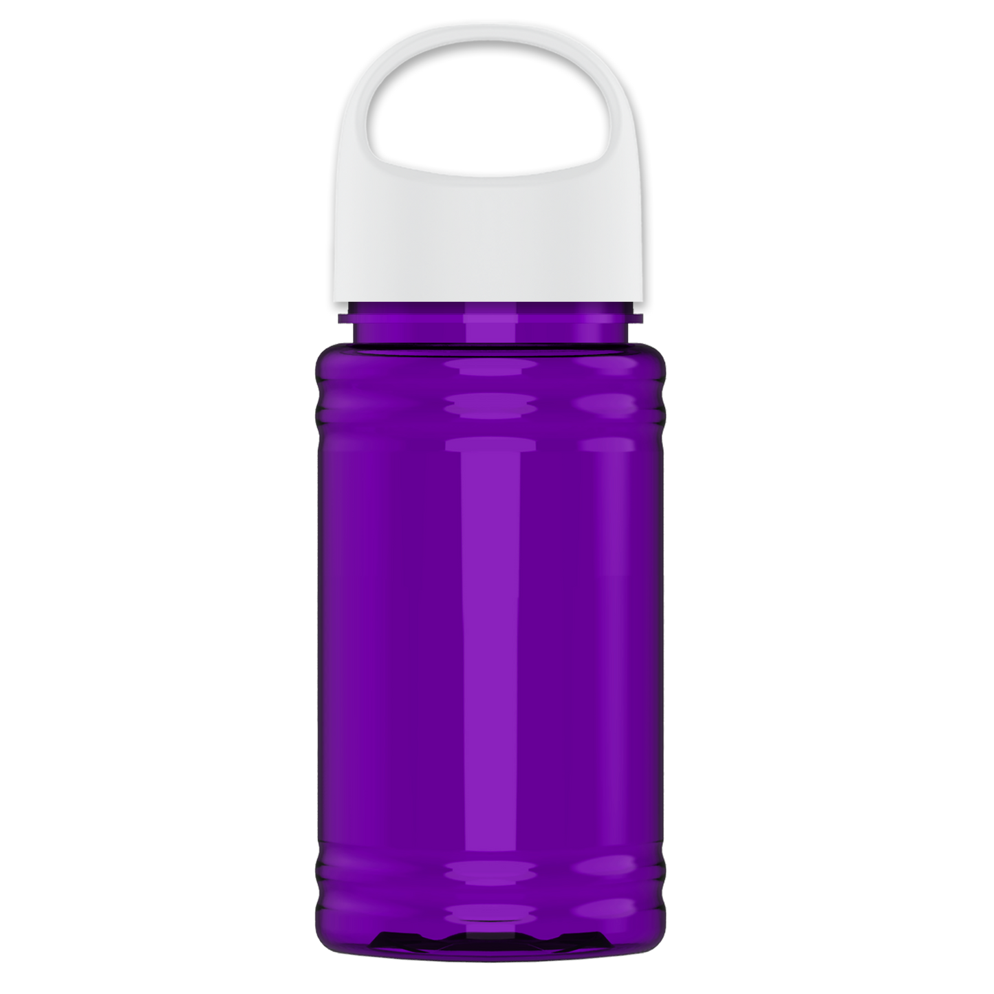 Mini RPET Bottle with Oval Crest Lid - 16 oz.