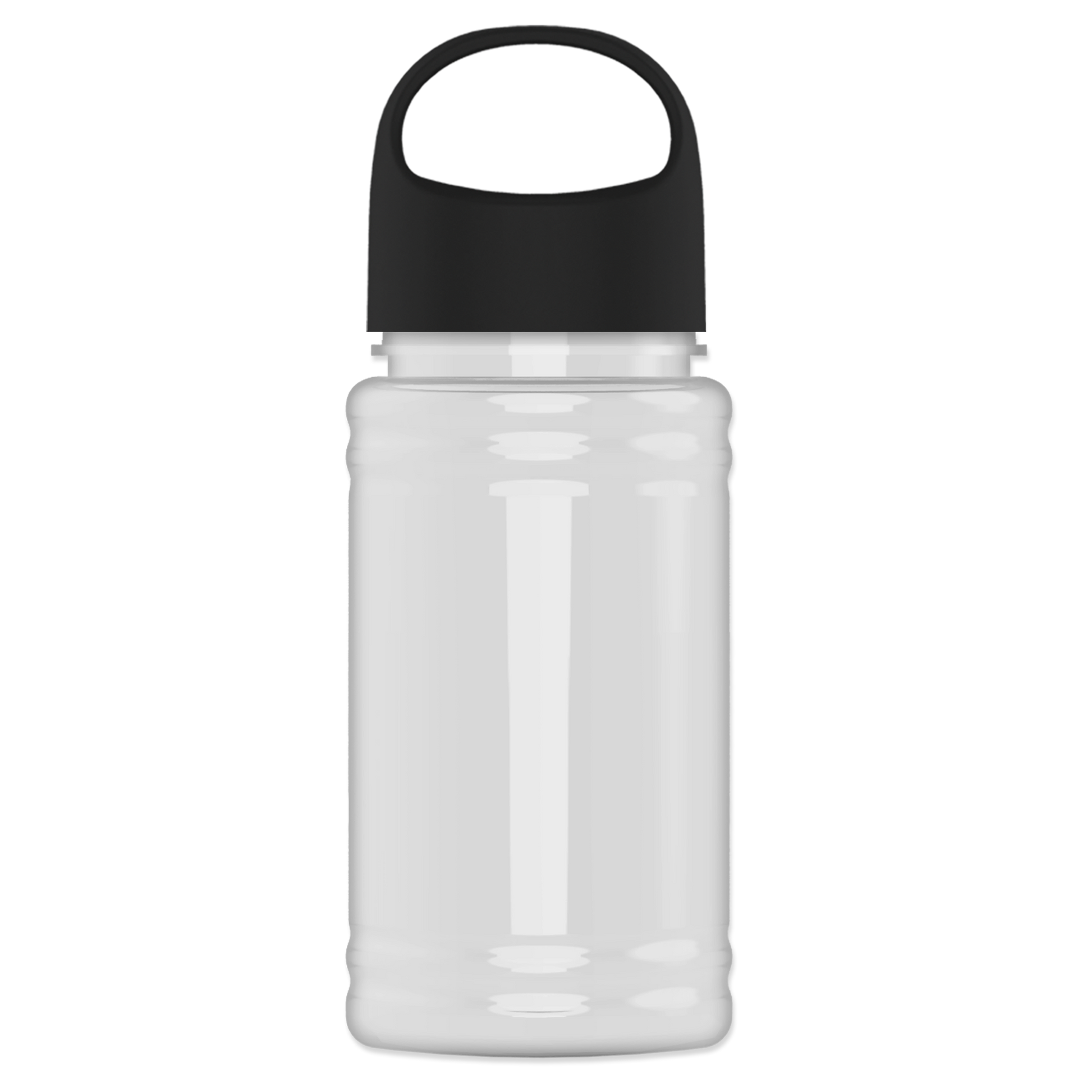 Mini RPET Bottle with Oval Crest Lid - 16 oz.