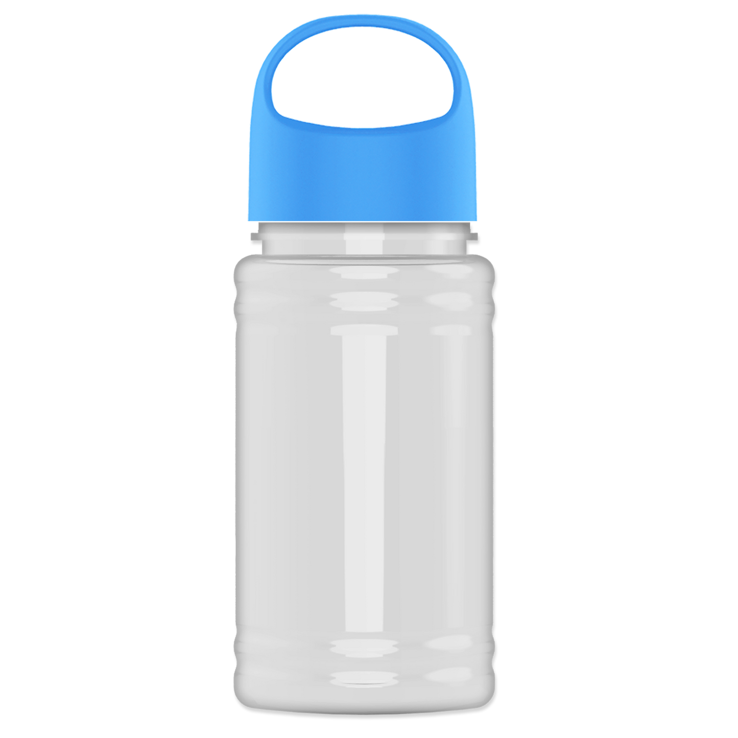 Mini RPET Bottle with Oval Crest Lid - 16 oz.