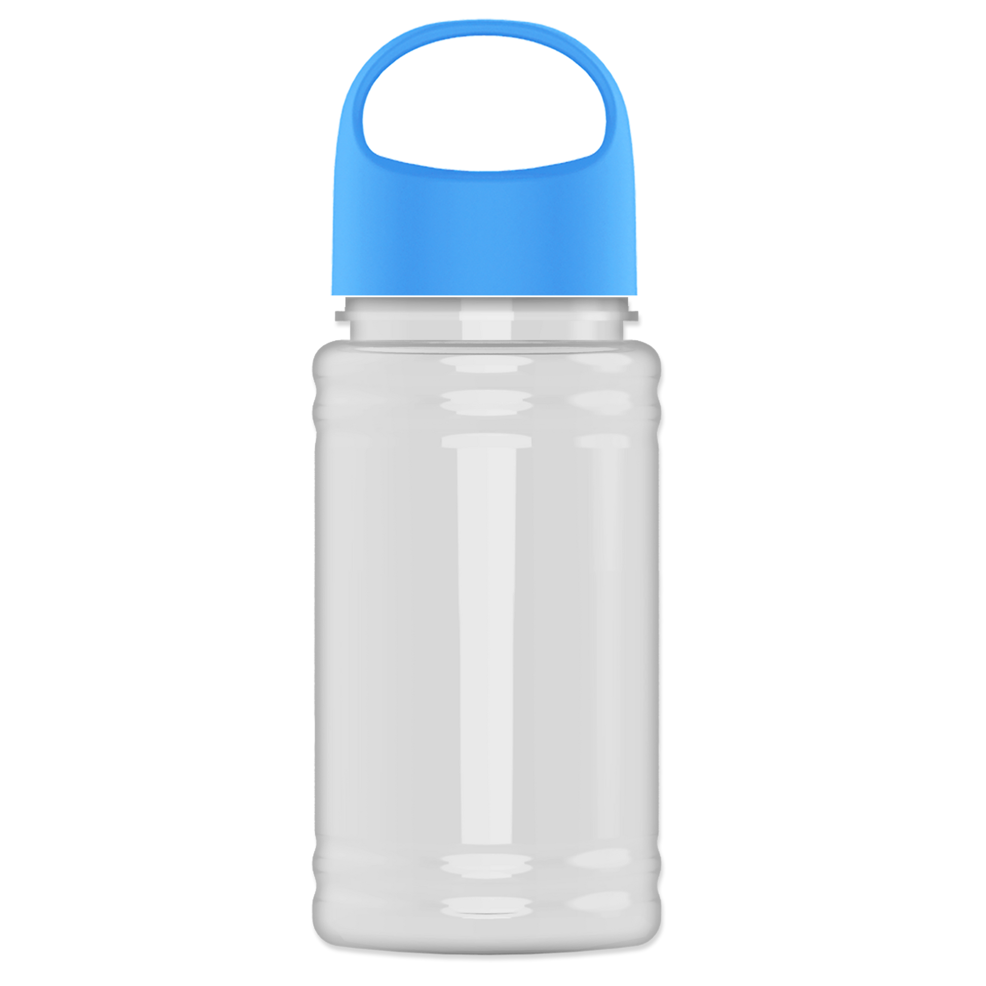 Mini RPET Bottle with Oval Crest Lid - 16 oz.