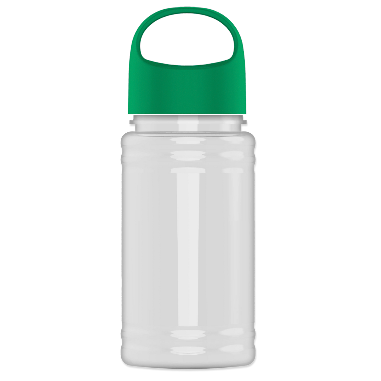 Mini RPET Bottle with Oval Crest Lid - 16 oz.