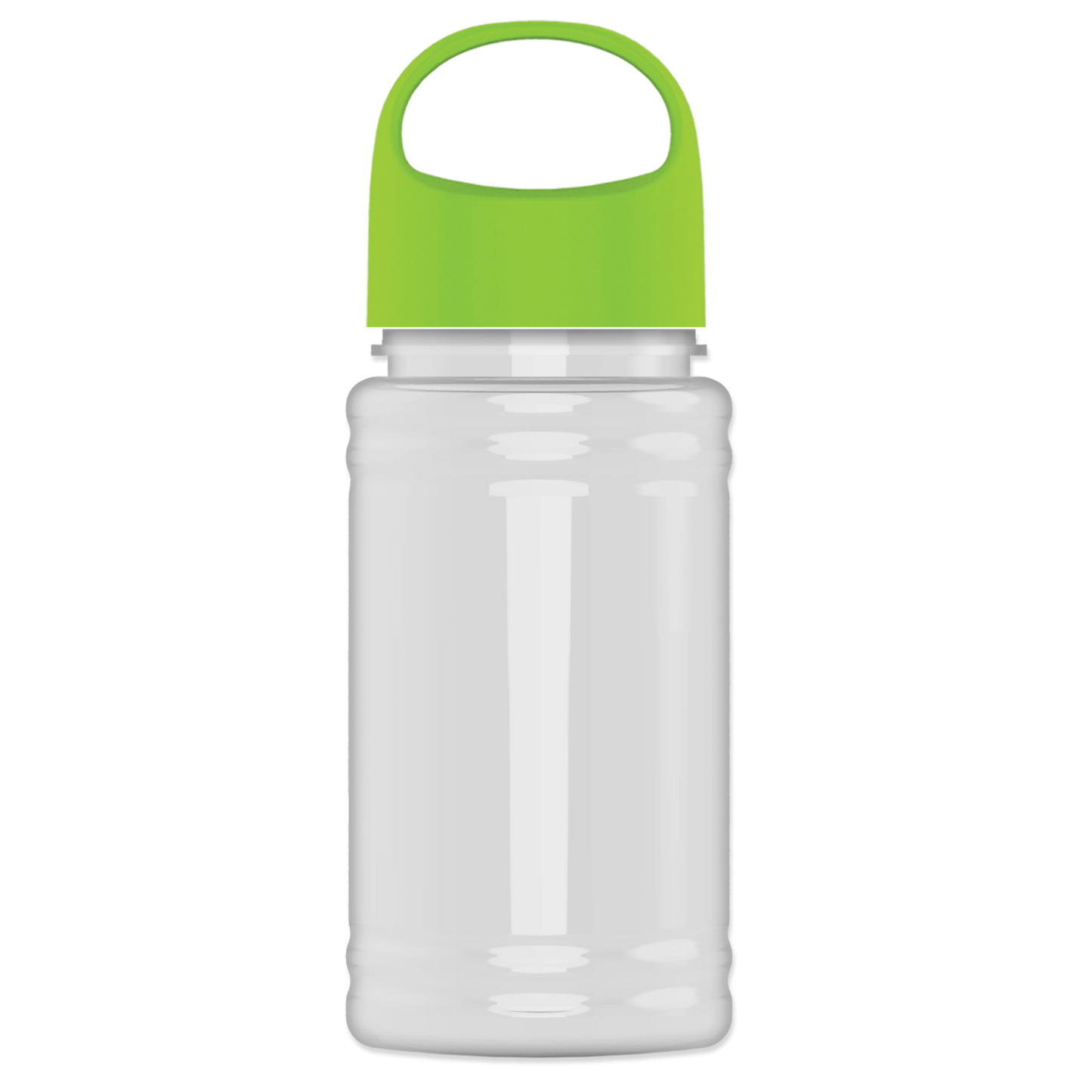 Mini RPET Bottle with Oval Crest Lid - 16 oz.
