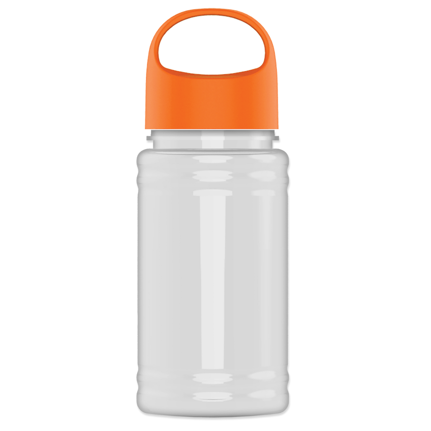 Mini RPET Bottle with Oval Crest Lid - 16 oz.